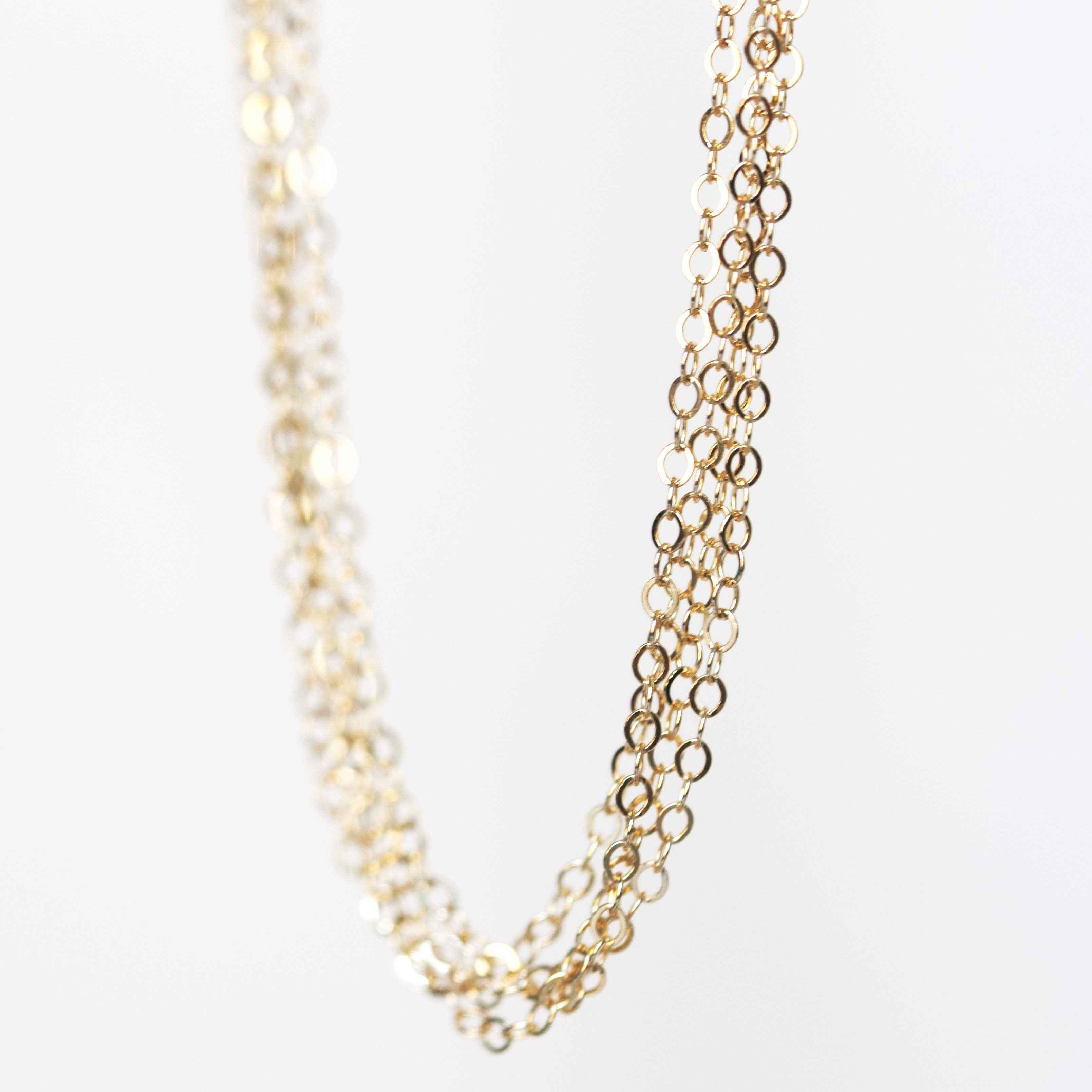 Gold Filled Flat Cable Chain
