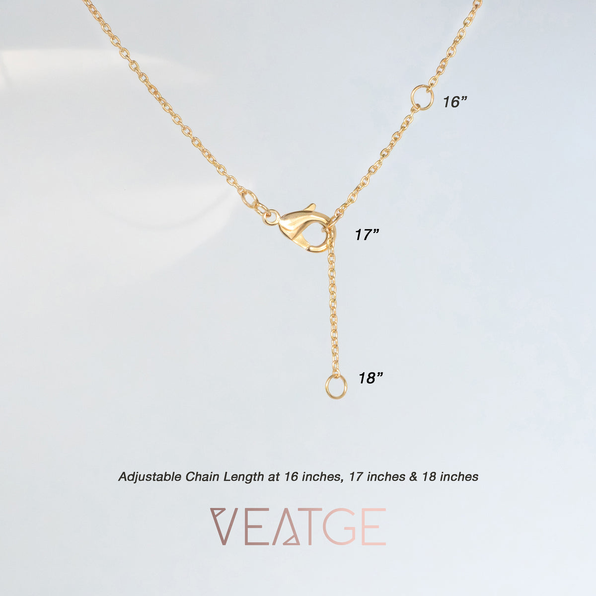 Adjustable Cable Chain - Silver, Gold and Rose Gold Vermeil