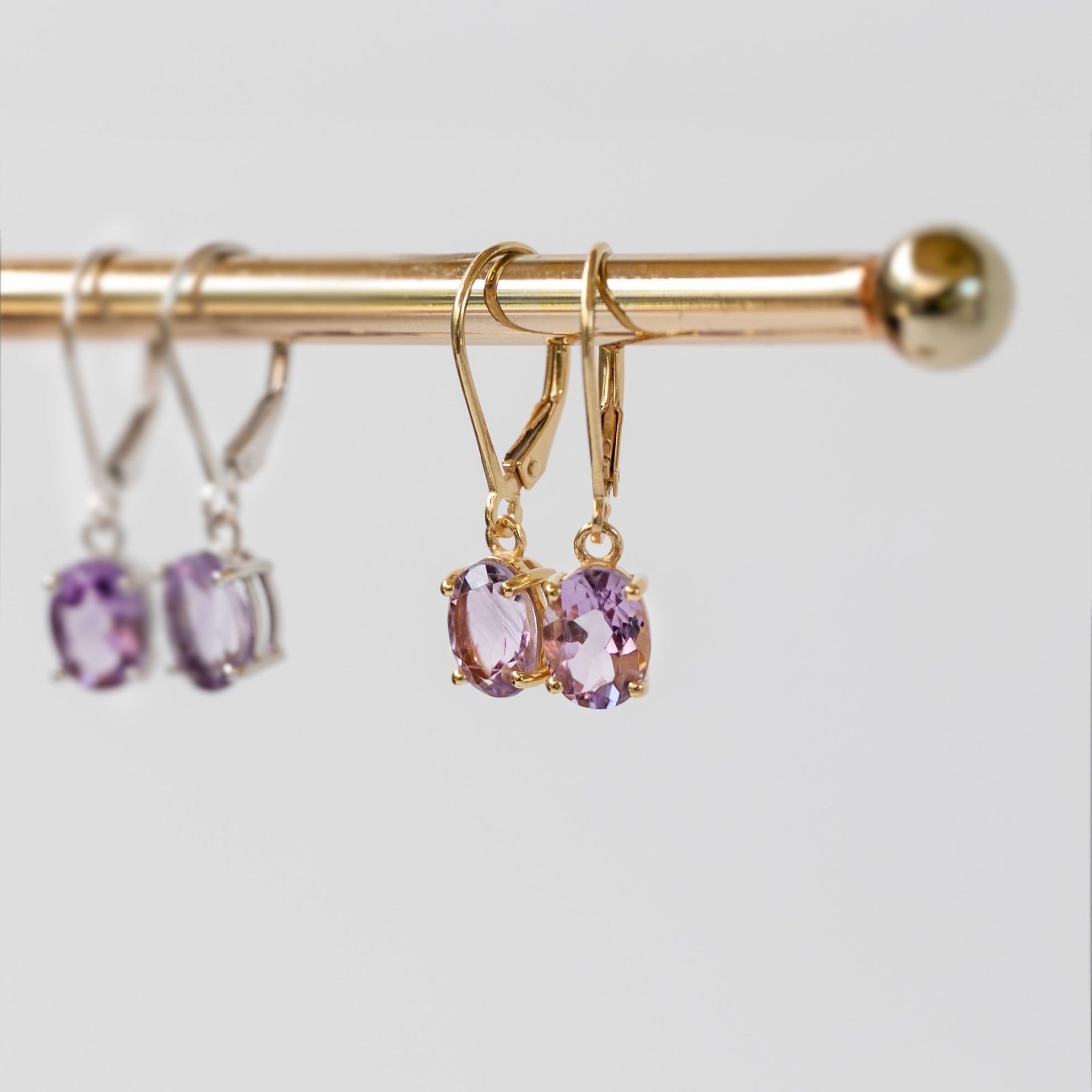 Amethyst Dangle Earrings