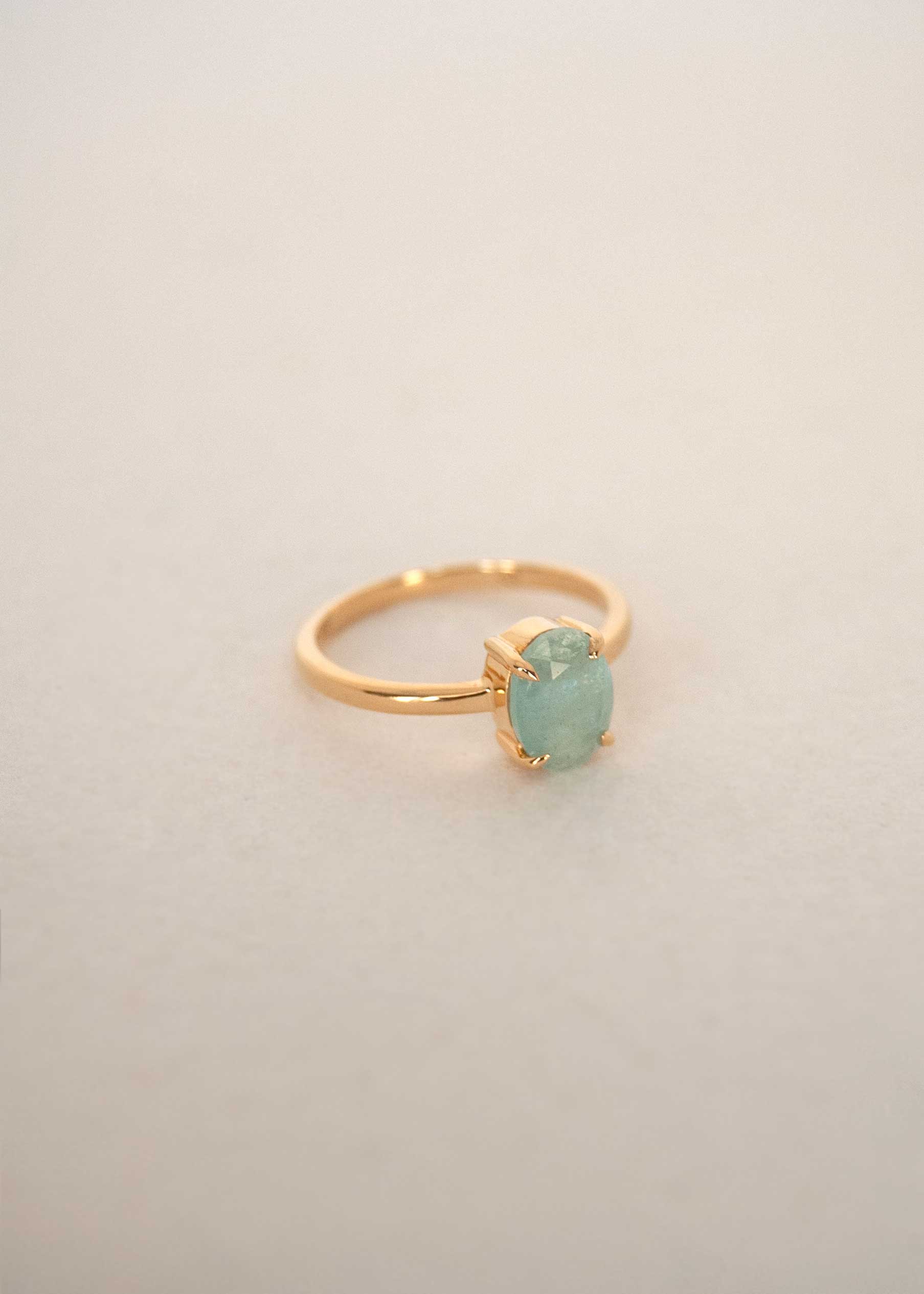 Aquamarine Ring Gold VEATGE