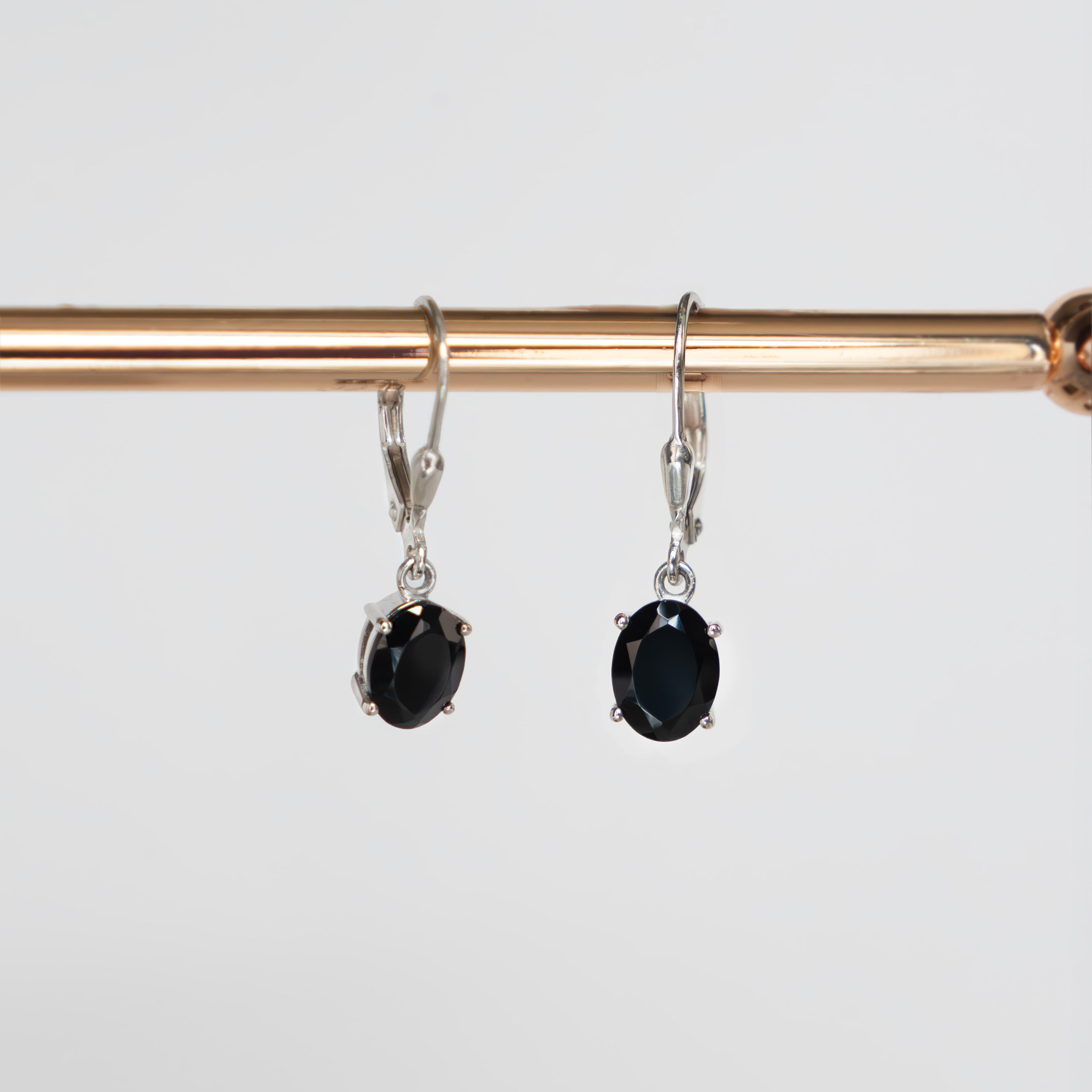 Black Onyx Dangle Earrings