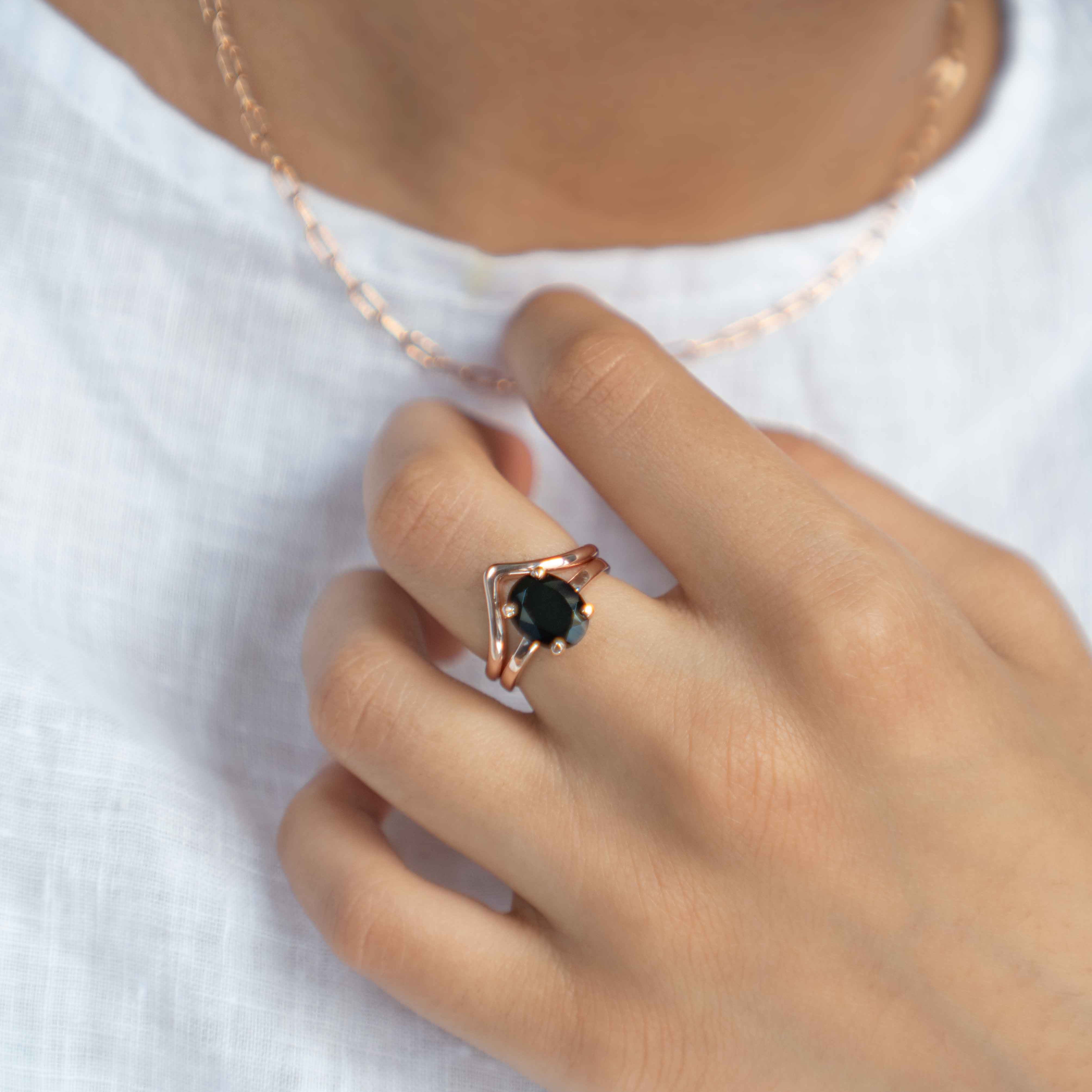 Black Onyx Ring - Reign