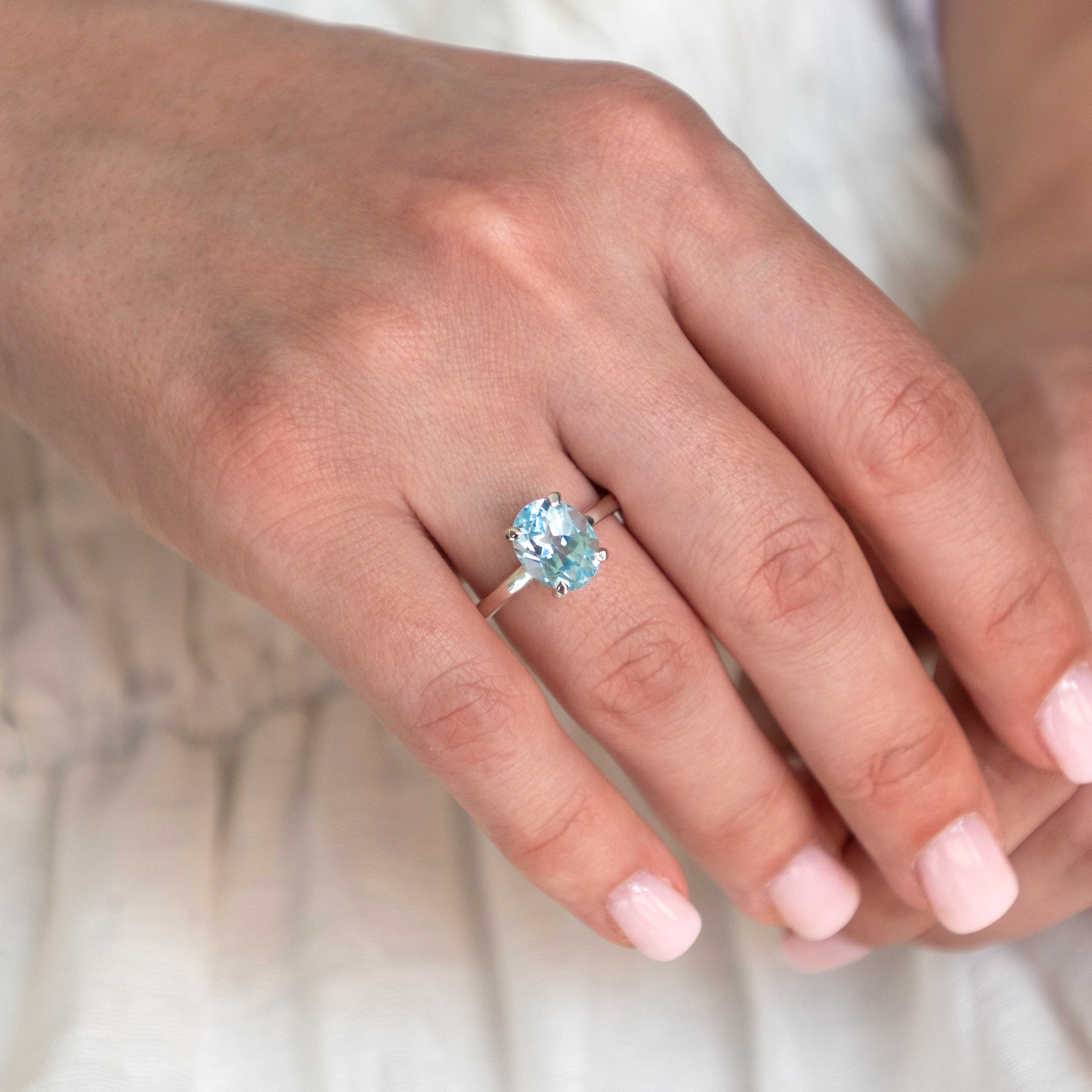 Blue Topaz Ring - Reign