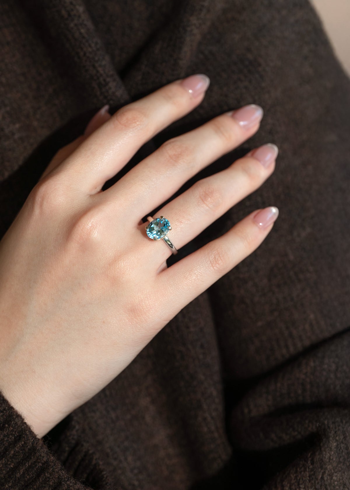 Blue Topaz Ring - Reign