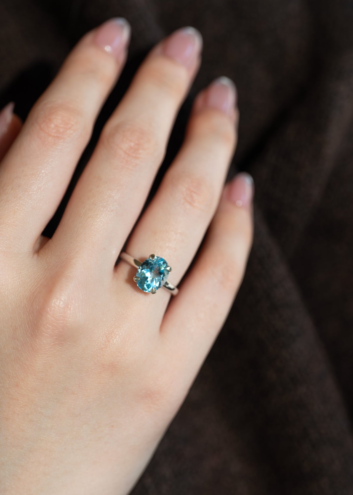 Blue Topaz Ring - Reign