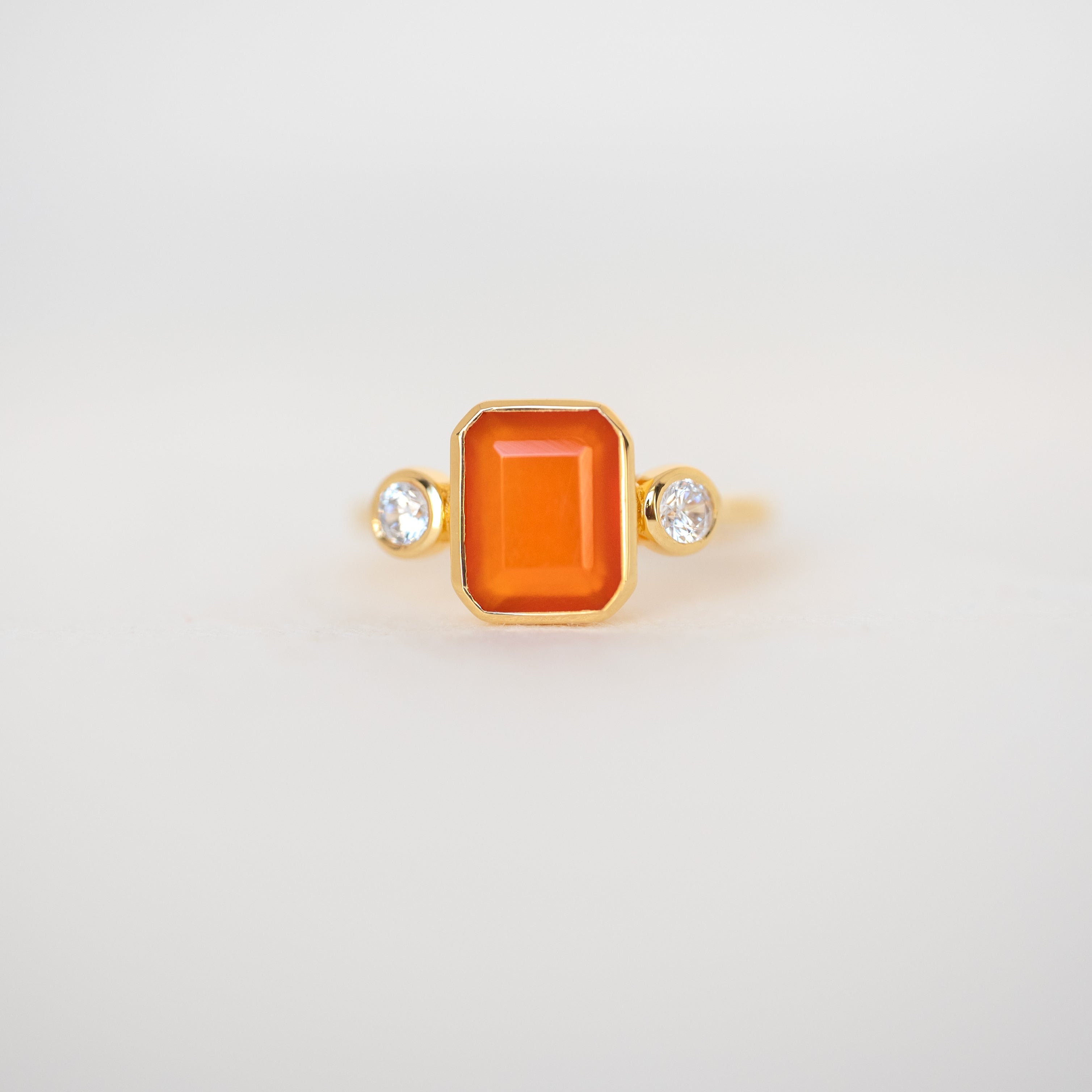 Carnelian Statement Ring - Aspen