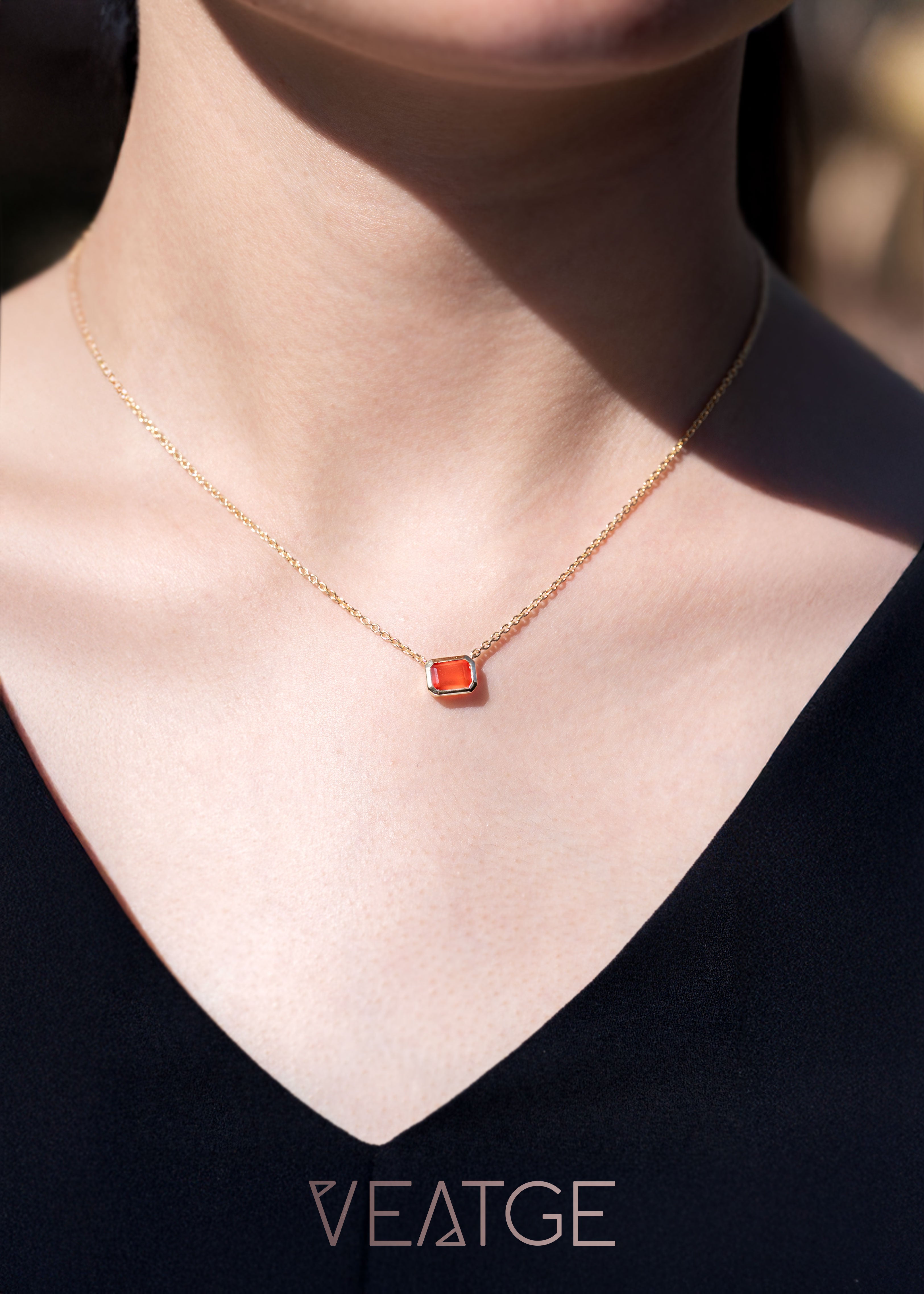 Carnelian Necklace - Structure