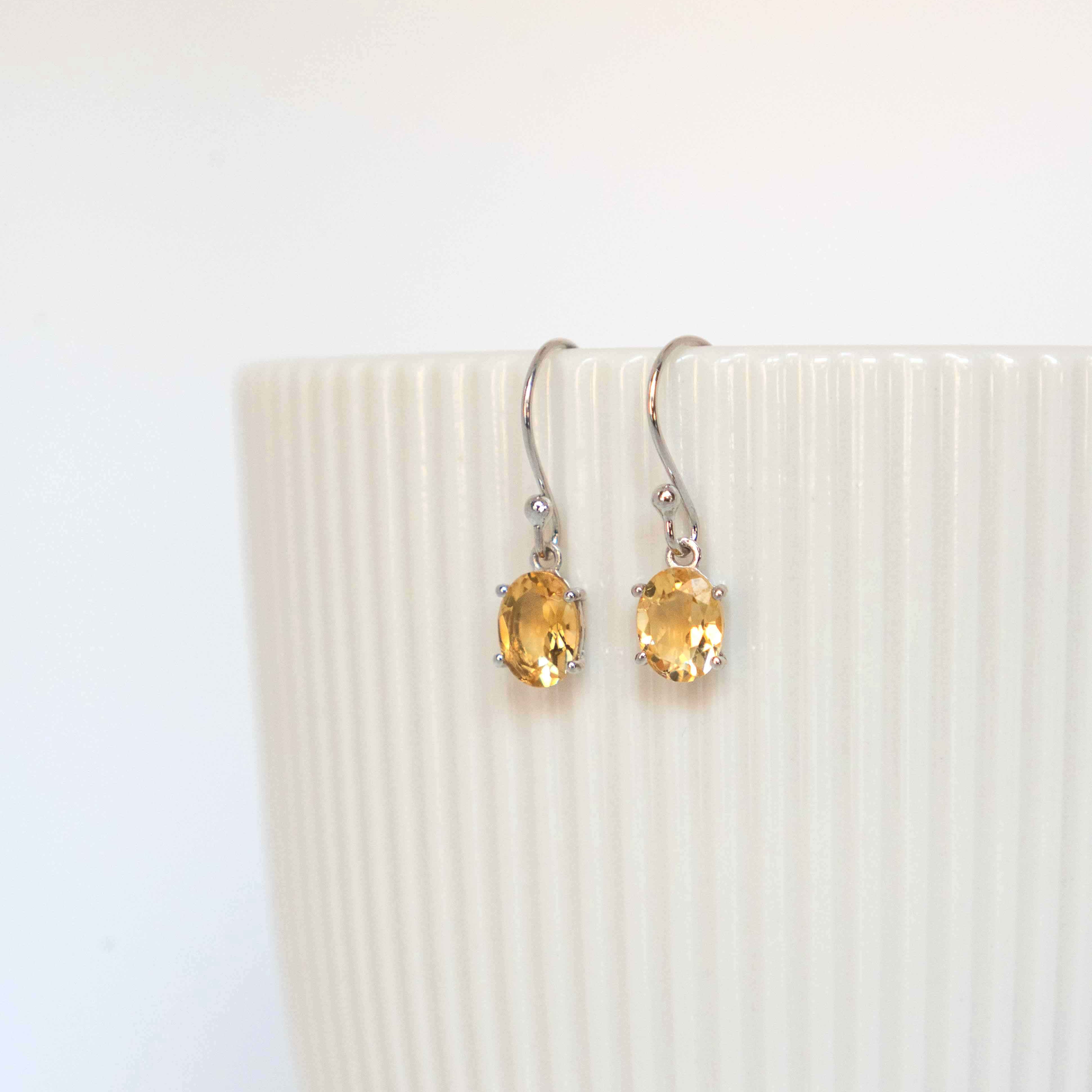 Citrine Dangle Earrings