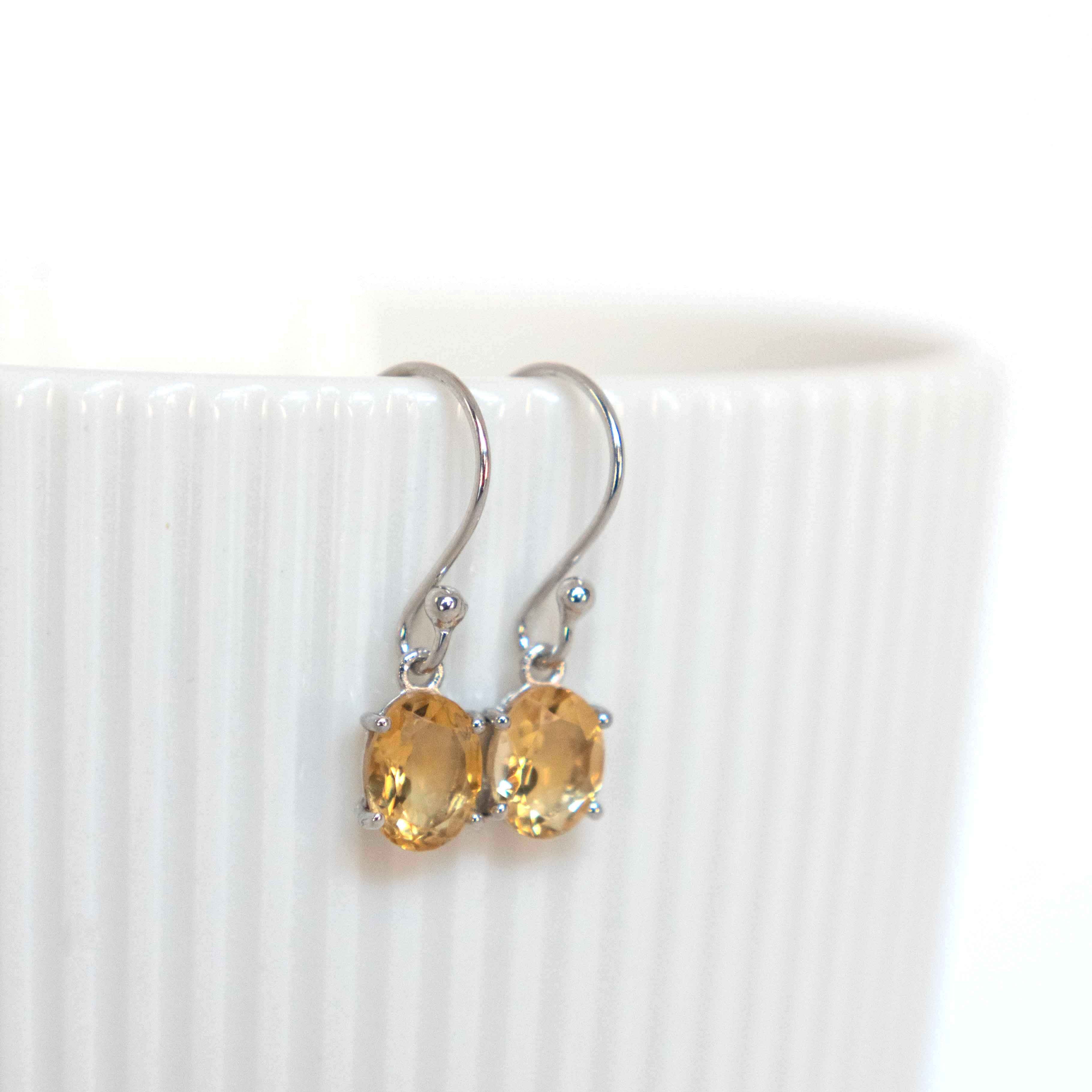 Citrine Dangle Earrings