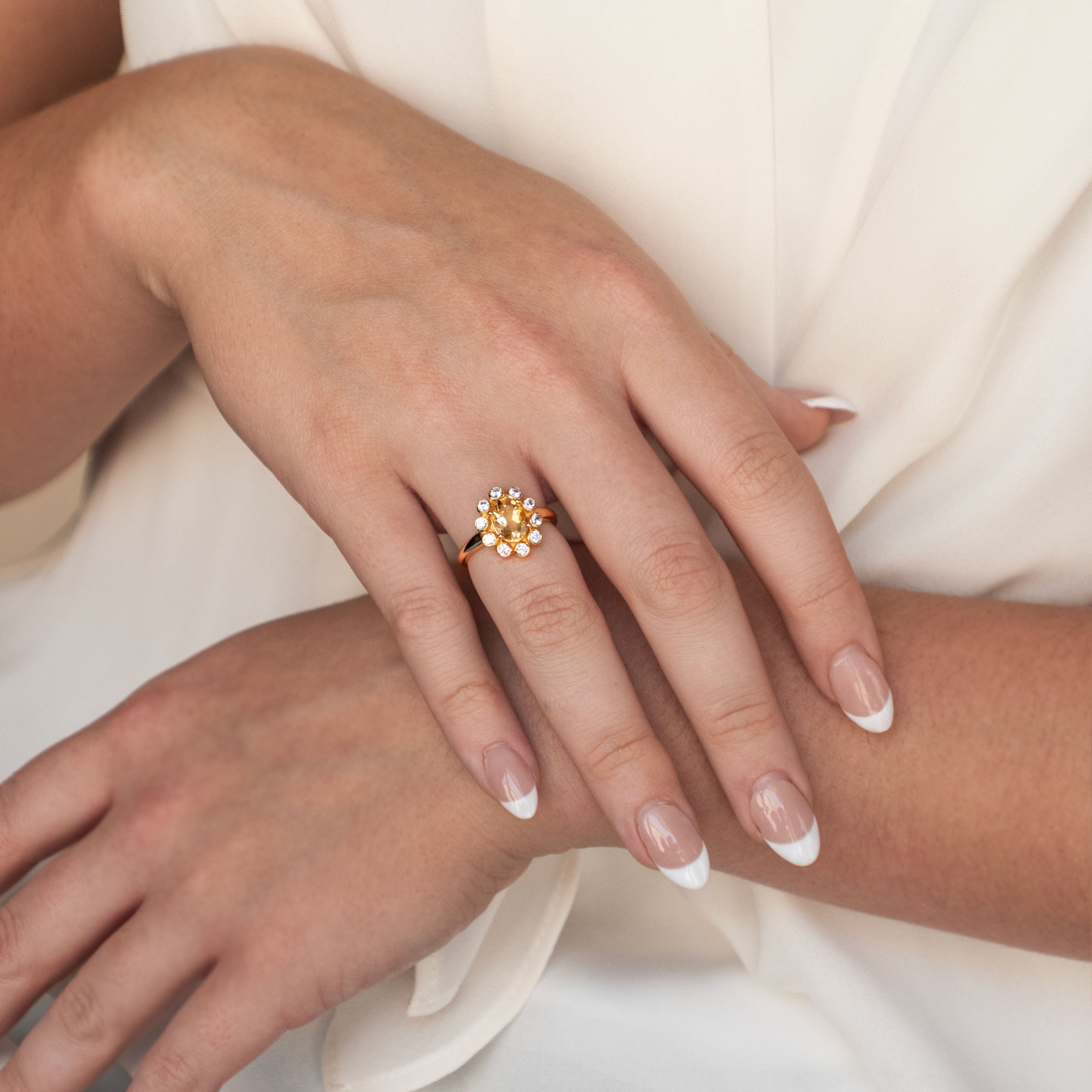 Citrine Ring - Blossom