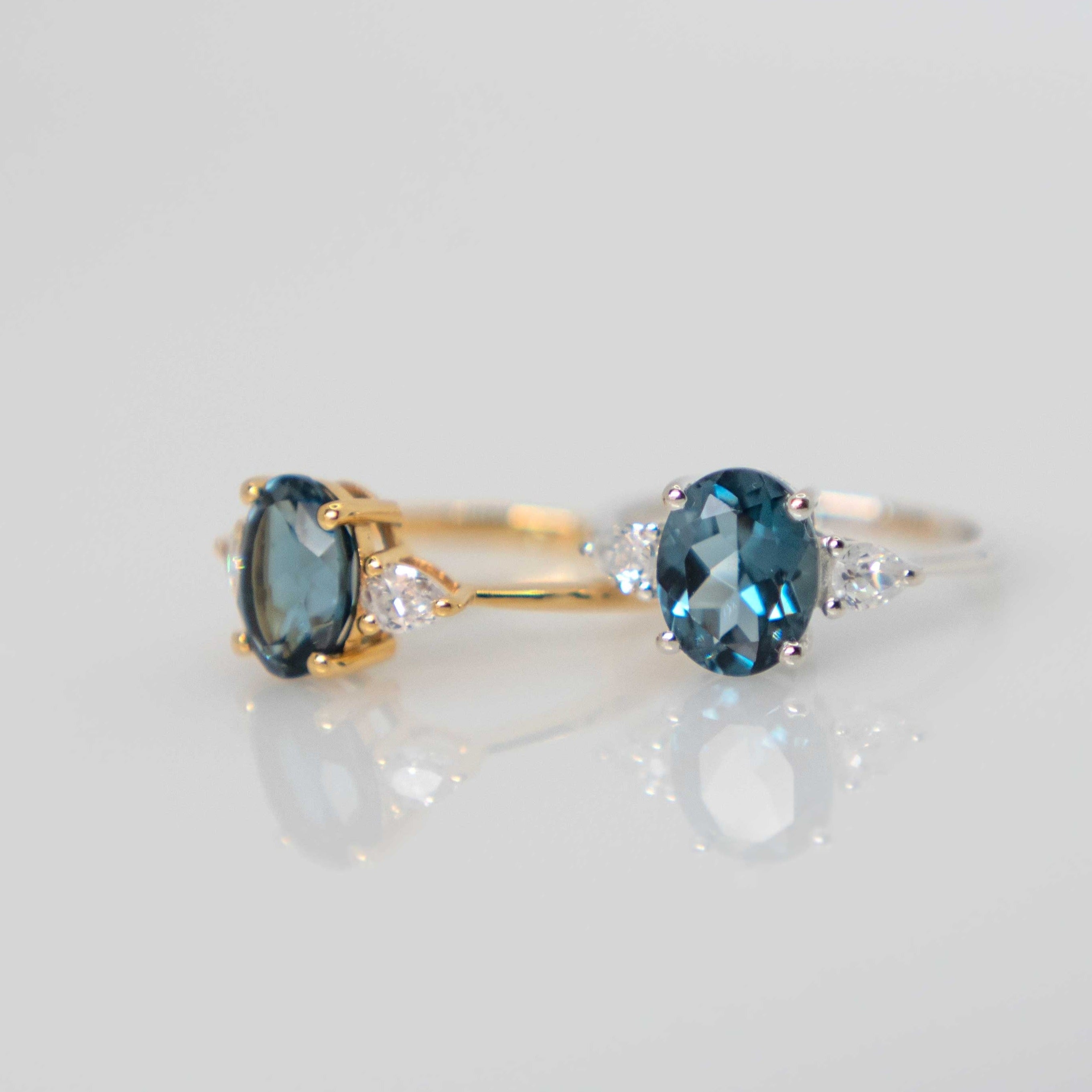 GENUINE LONDON BLUE TOPAZ RING