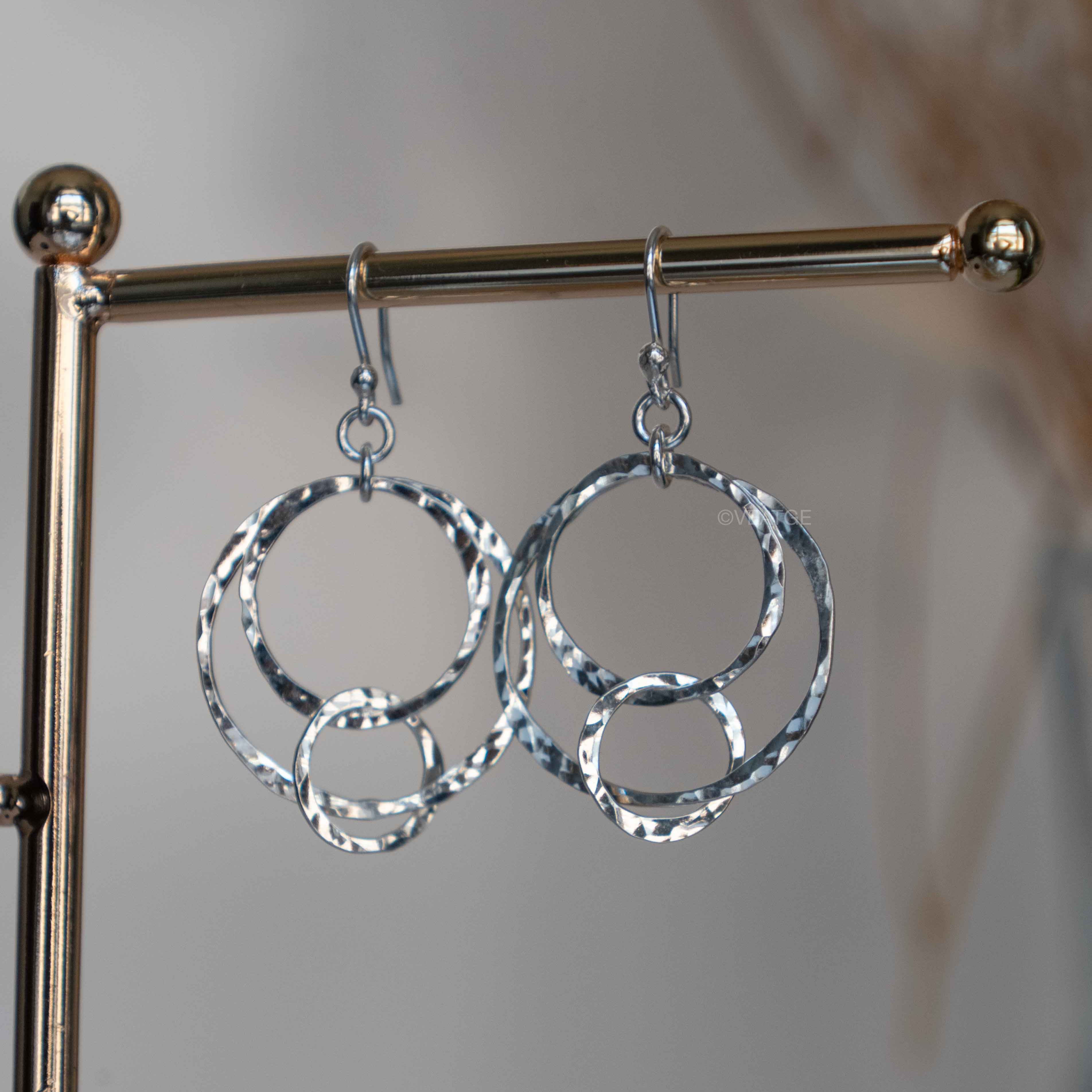 Elena Silver Dangle Earrings for Women, Unique Handmade Jewelry Gifts for Mom Sister Best Friend