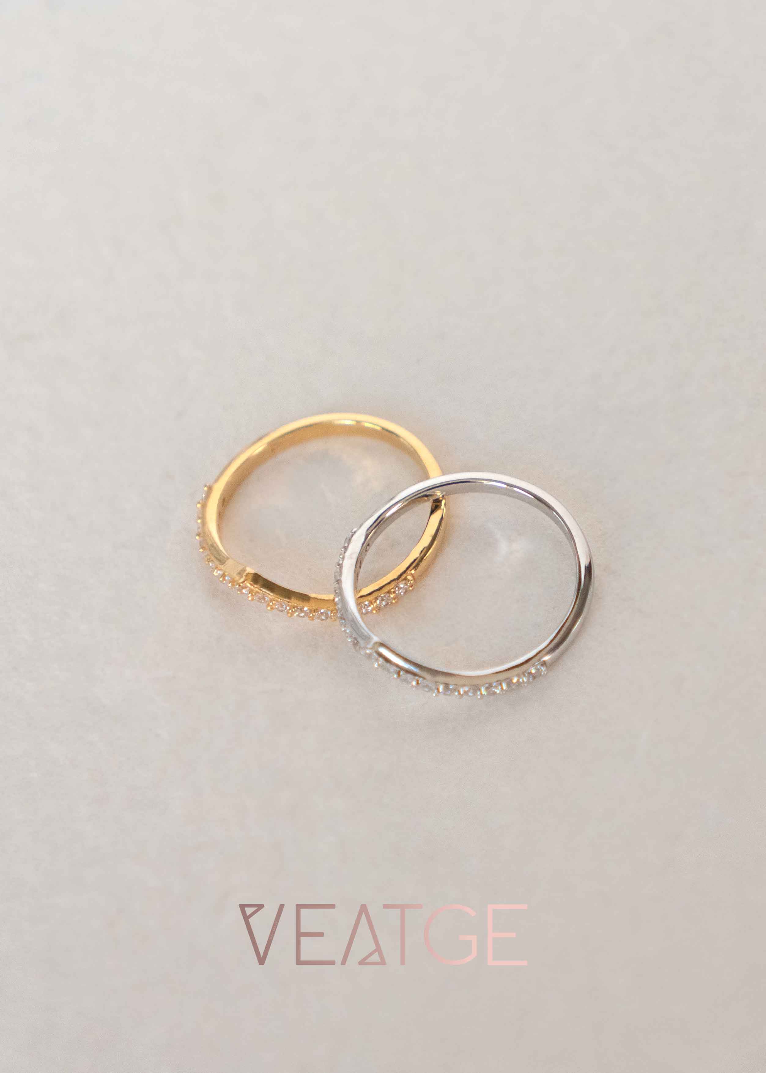 Petit Diamond Peak Ring