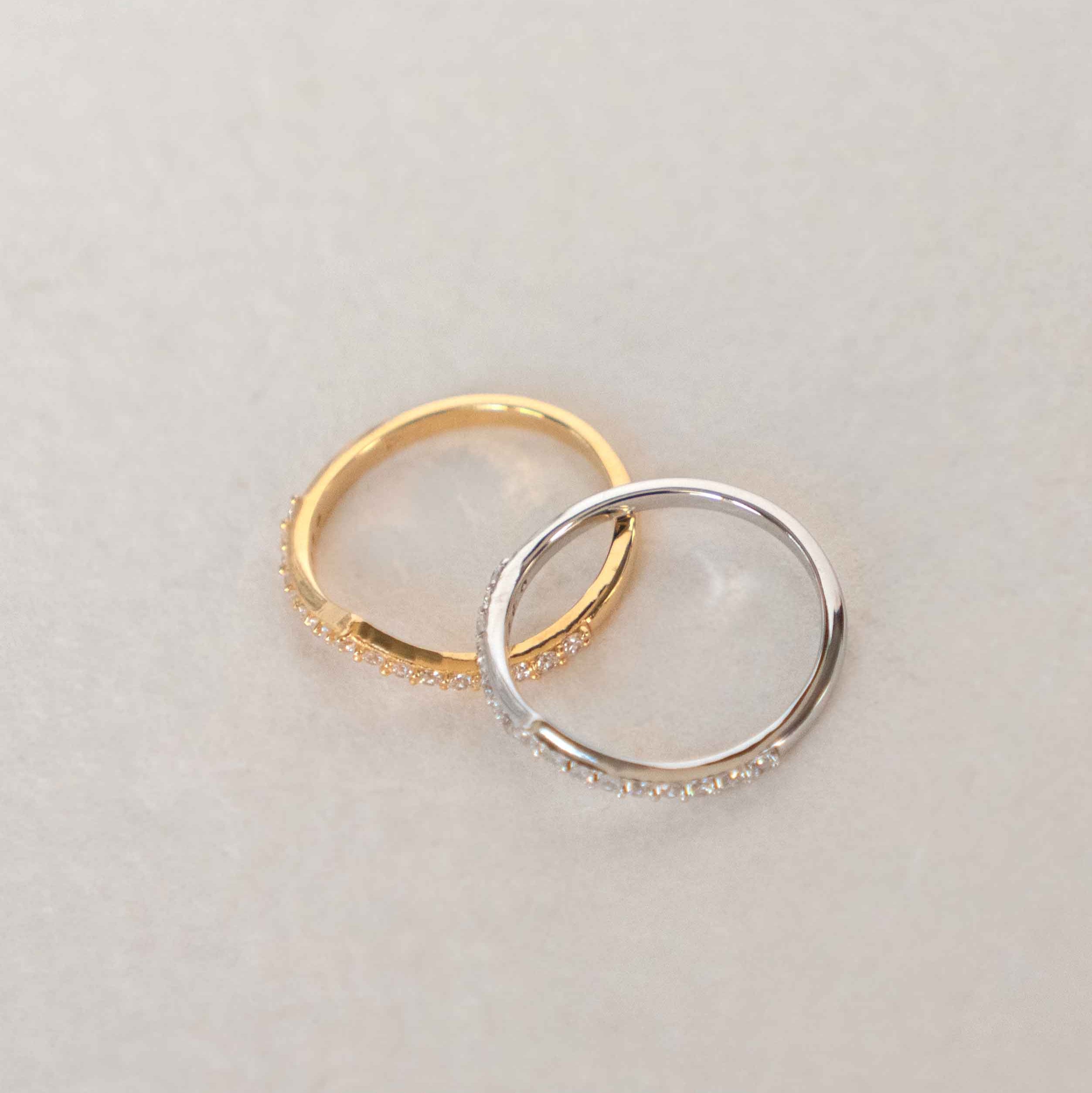 Petit Diamond Peak Ring