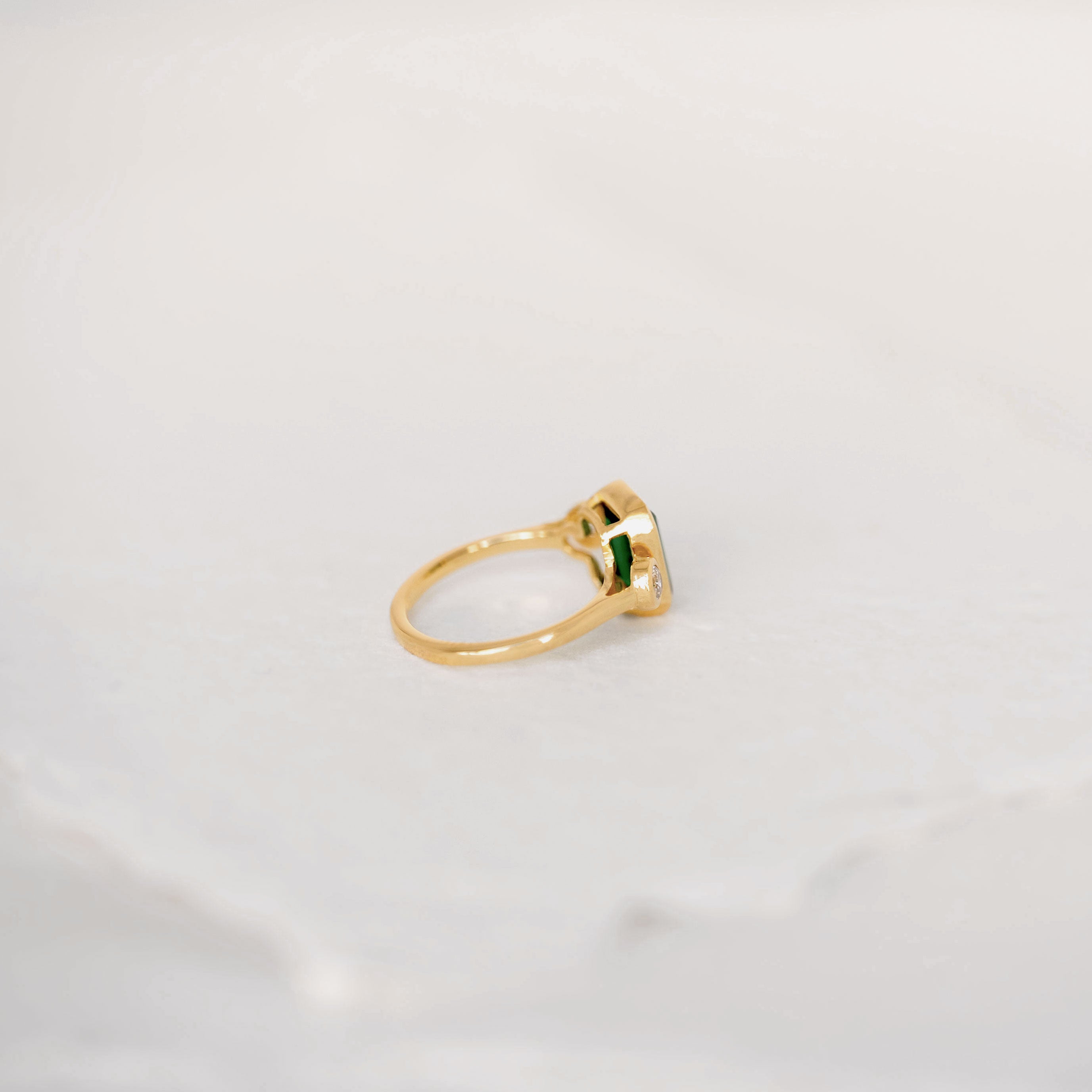 Emerald Statement Ring - Aspen