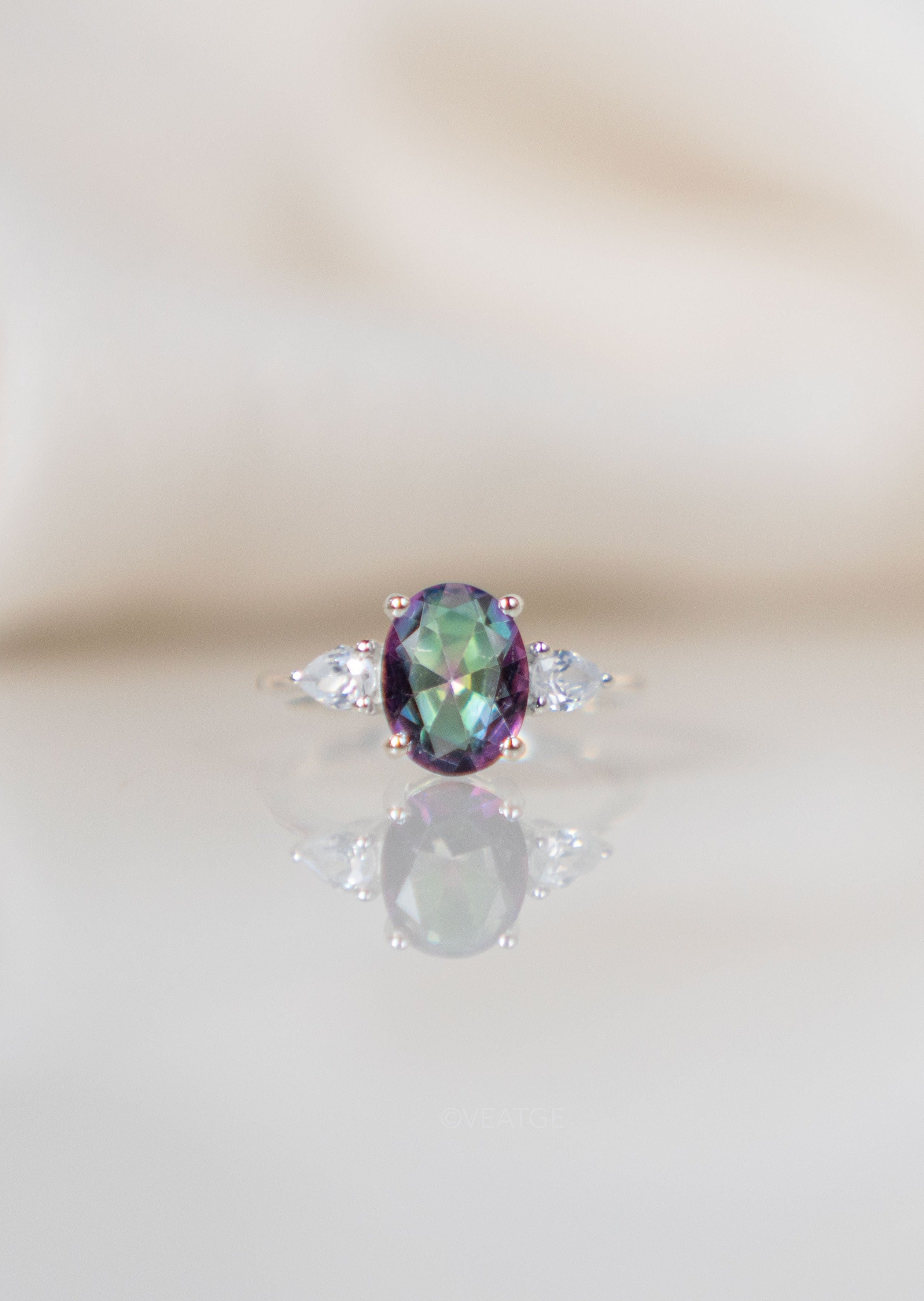 Florence Mystic Topaz Ring Sterling Silver