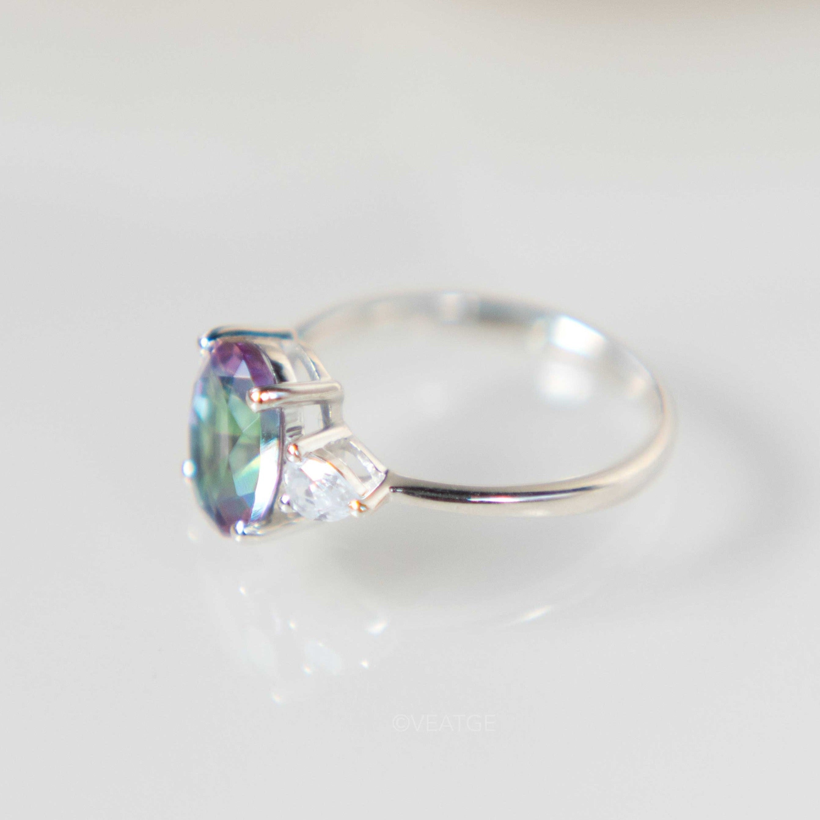 Florence Mystic Topaz Ring Sterling Silver