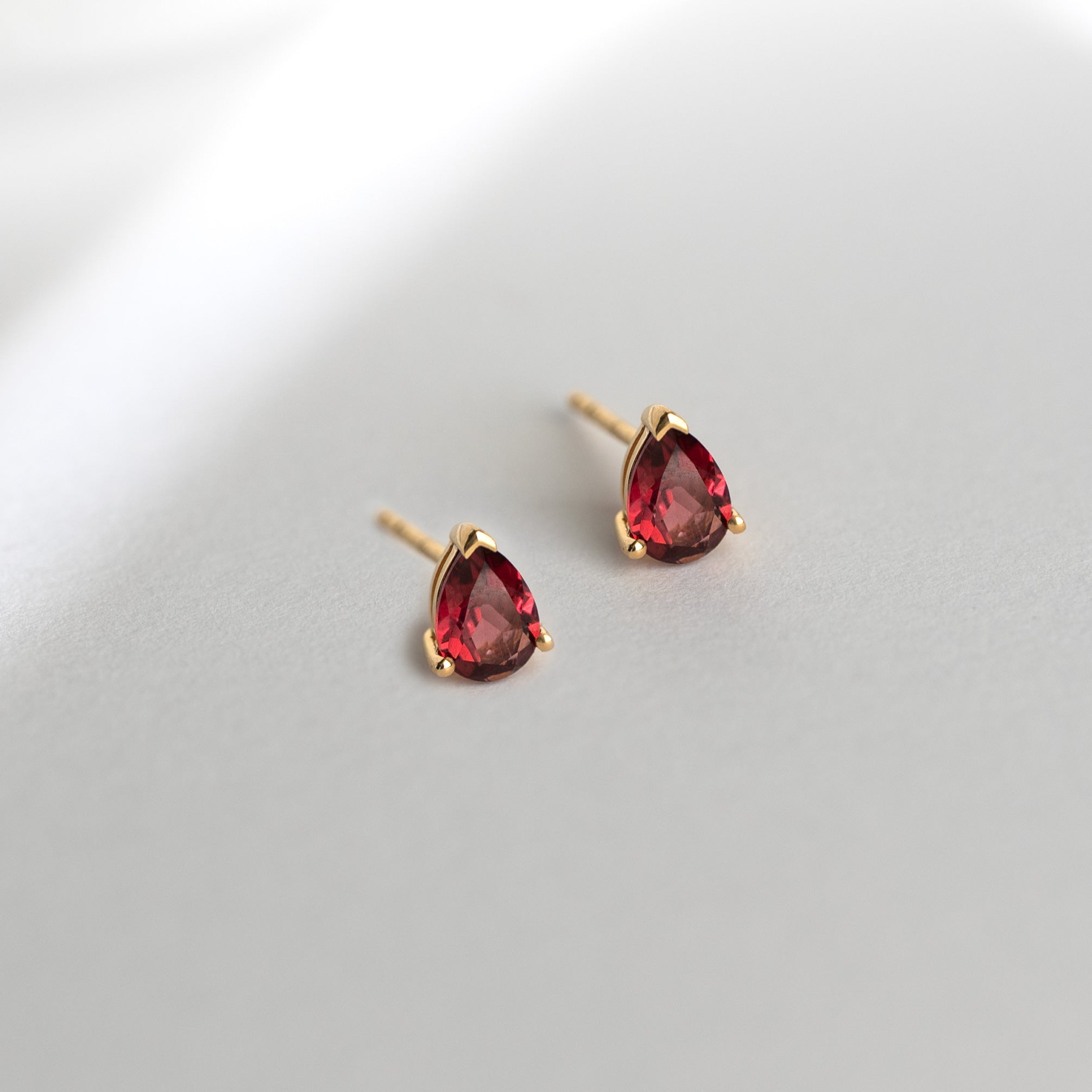 Garnet-Stud-Earrings-Gold2