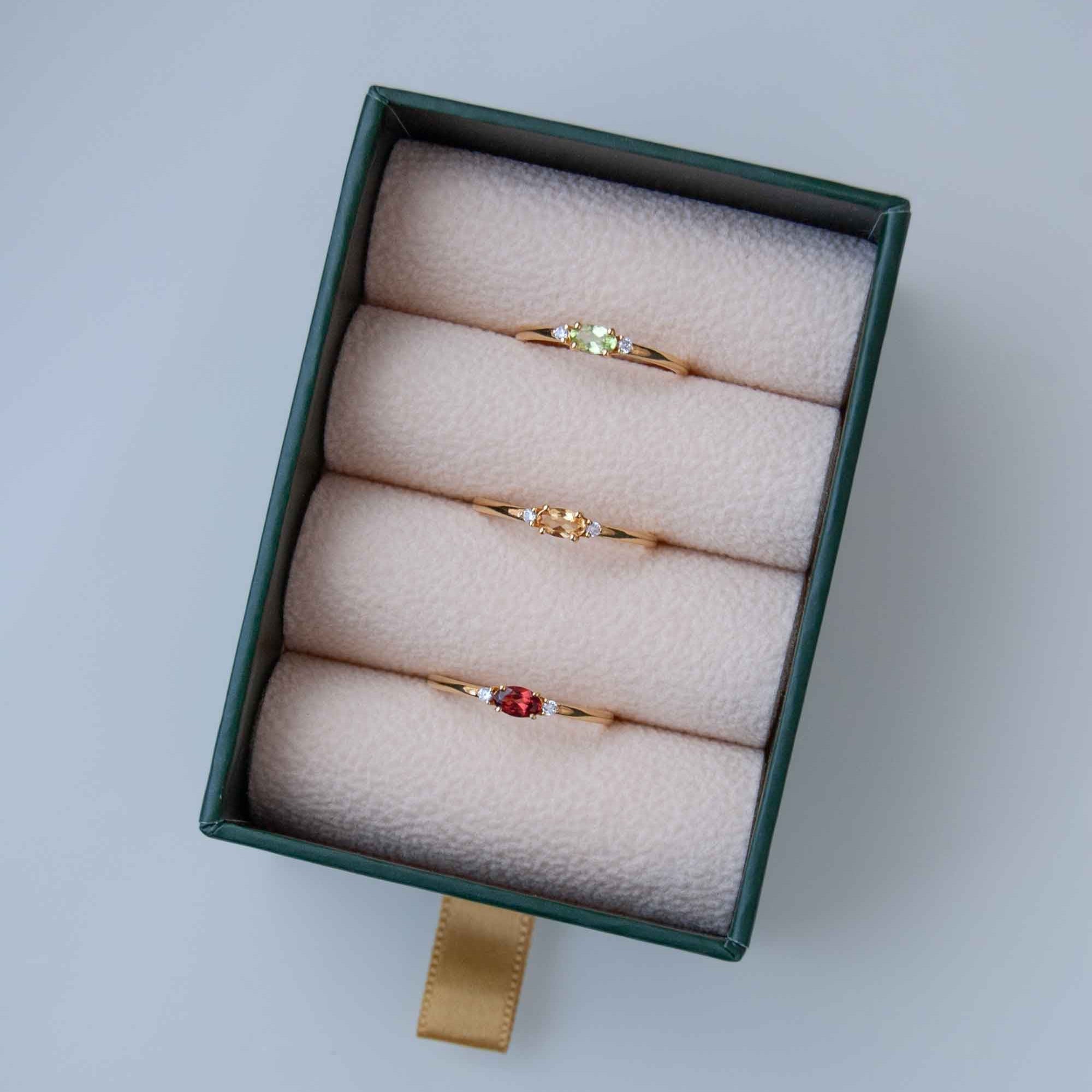 birthstone stacking ring best gifts for mom Christmas Holiday