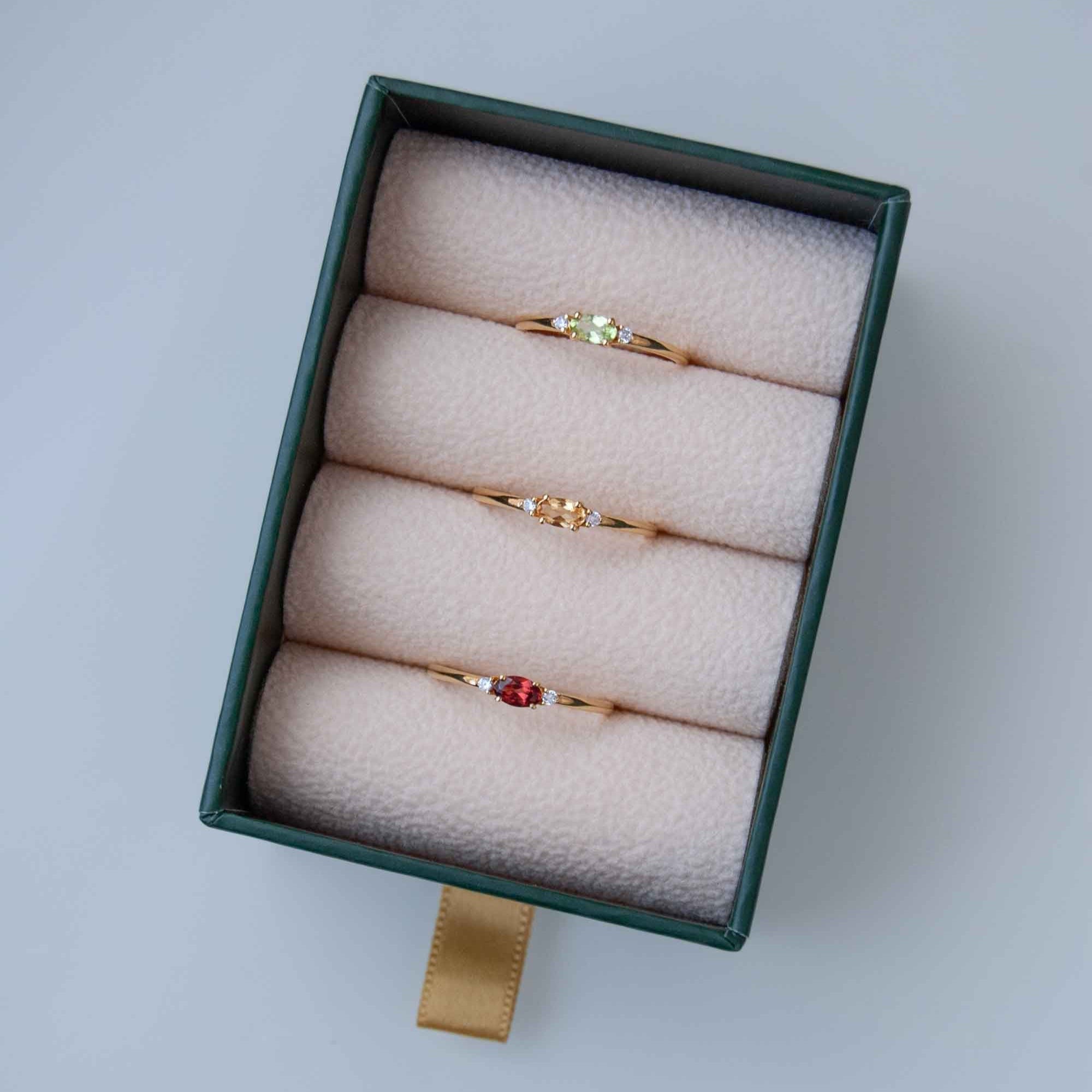 birthstone stacking ring best gifts for mom Christmas Holiday