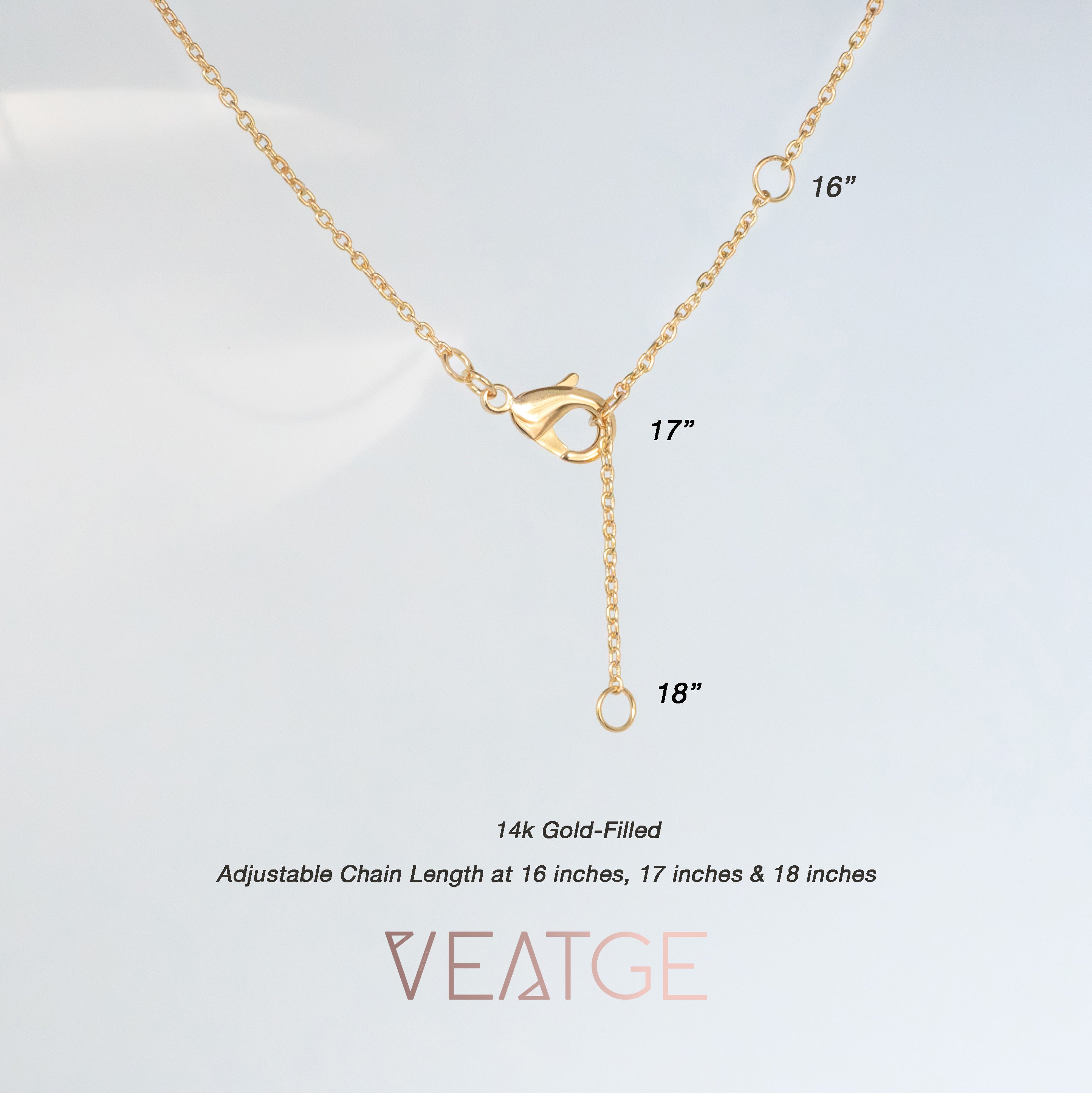 Horseshoe Necklace - 14k Gold Filled