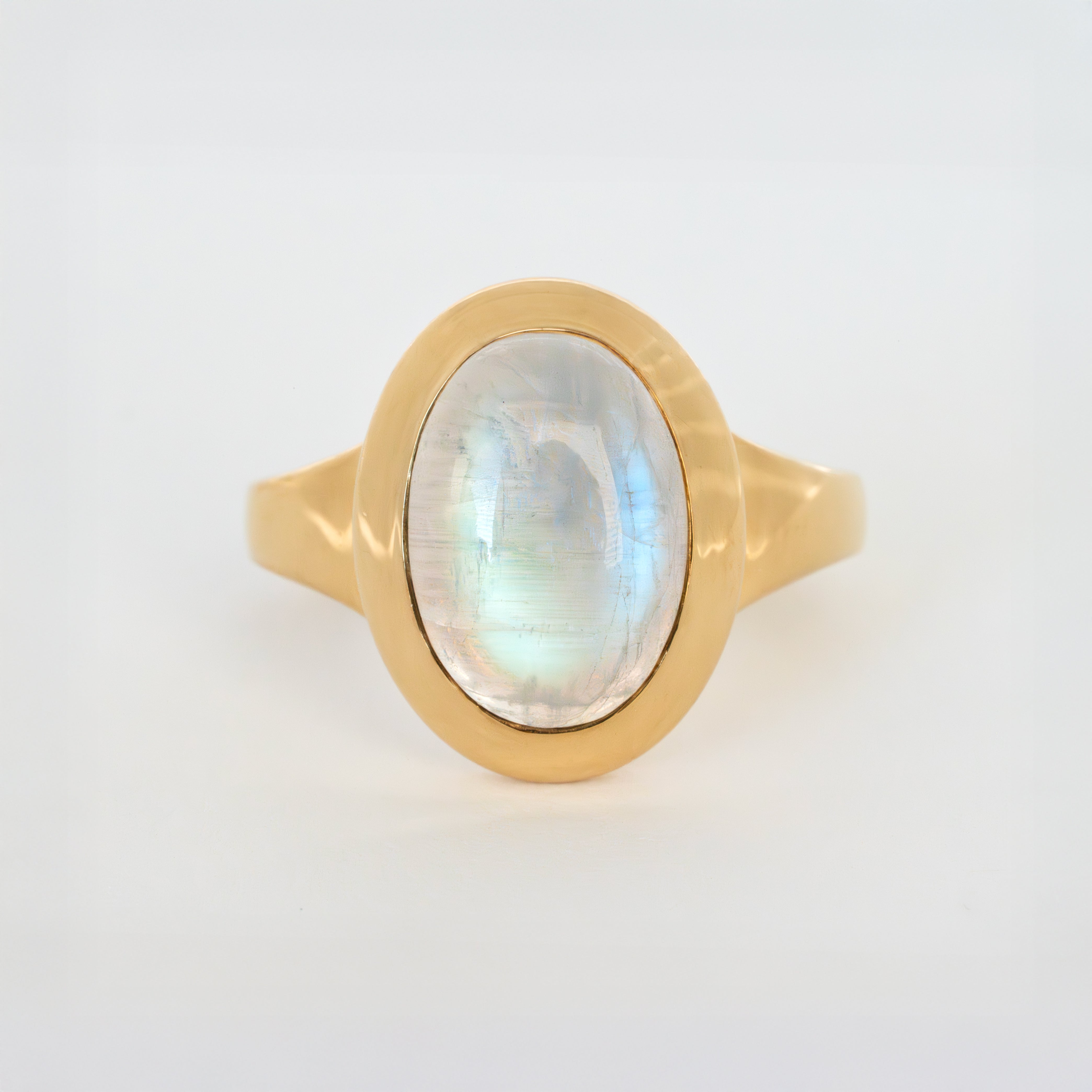 Large Moonstone Statement Ring Gold Vermeil Gifts for Women, New Mom Gift, Wedding Gift, Graduation Gift, New Beginning Gifts for Girls