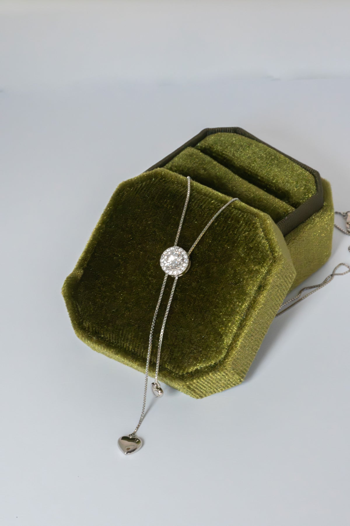 Moissanite Lariat Y Necklace