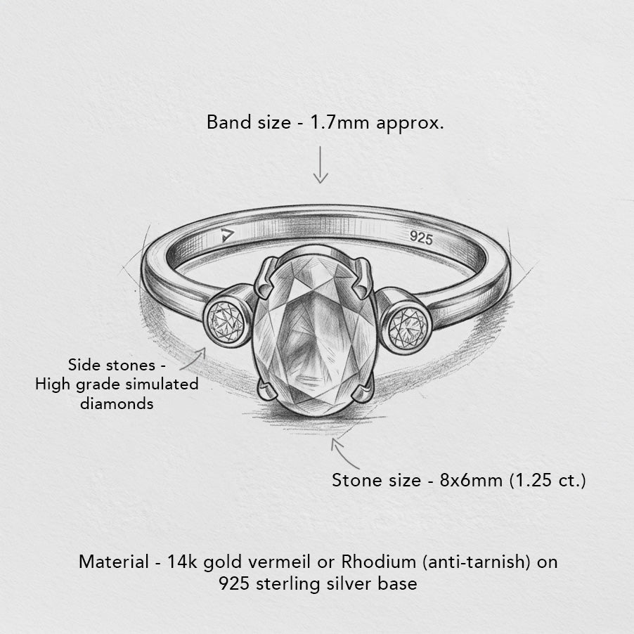 Moonstone Ring - Mae