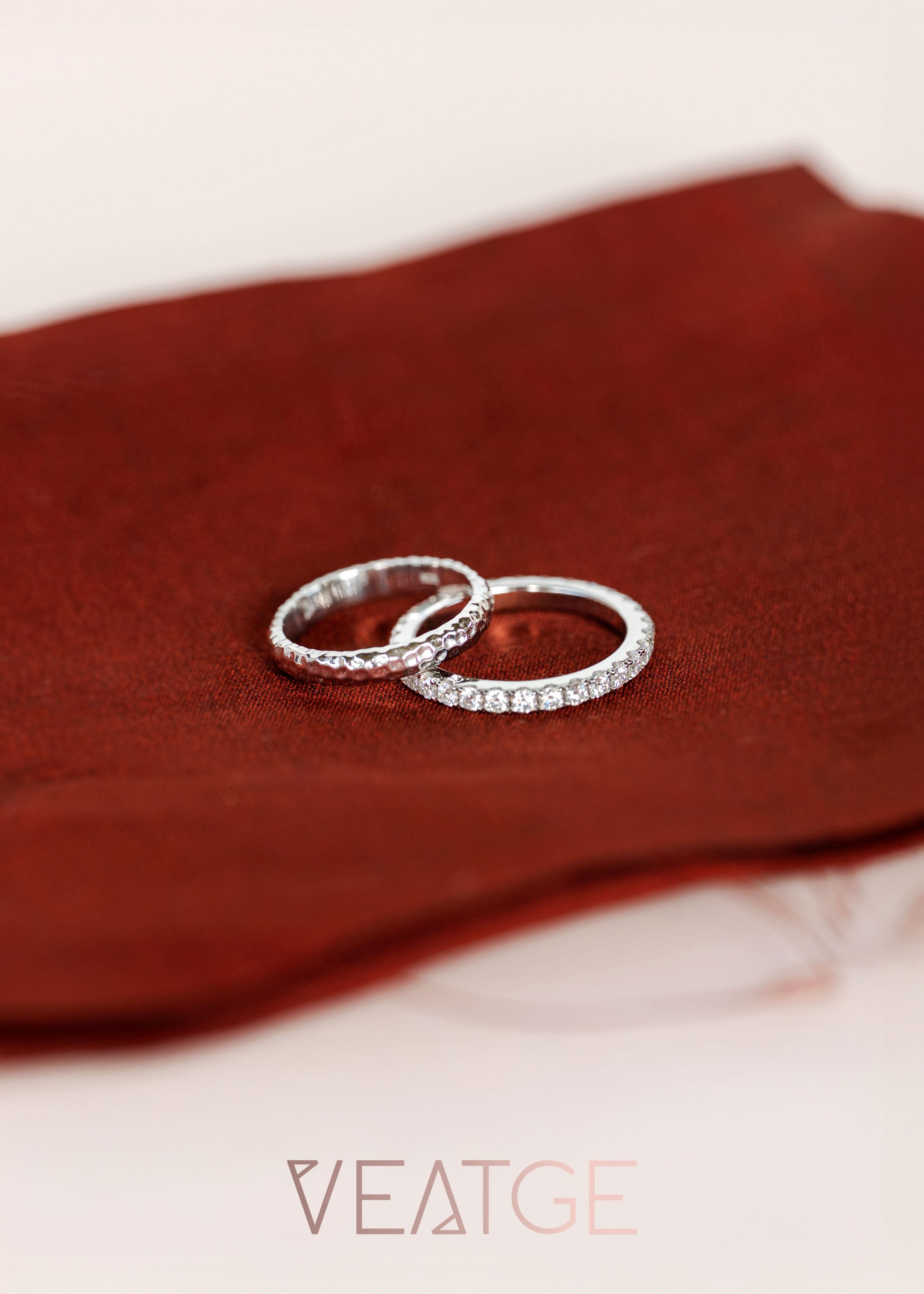 Moissanite Ring Full Eternity