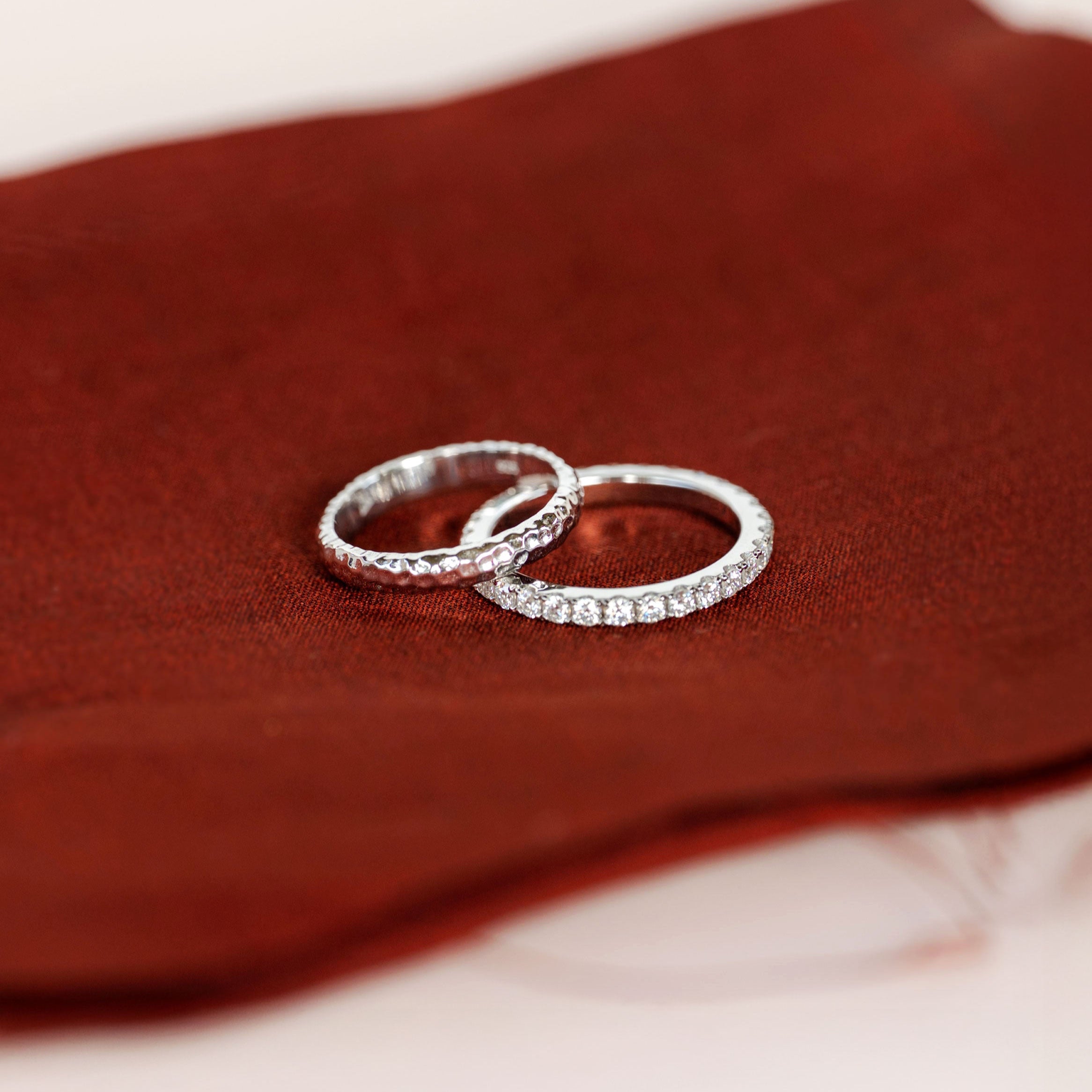 Moissanite Ring Full Eternity