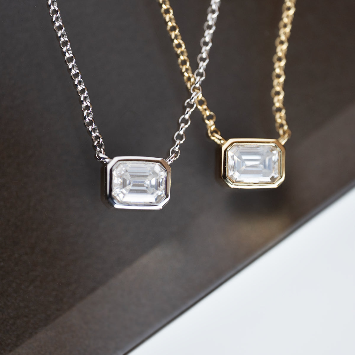 Moissanite_Necklace_Emerald_Cut_Diamond