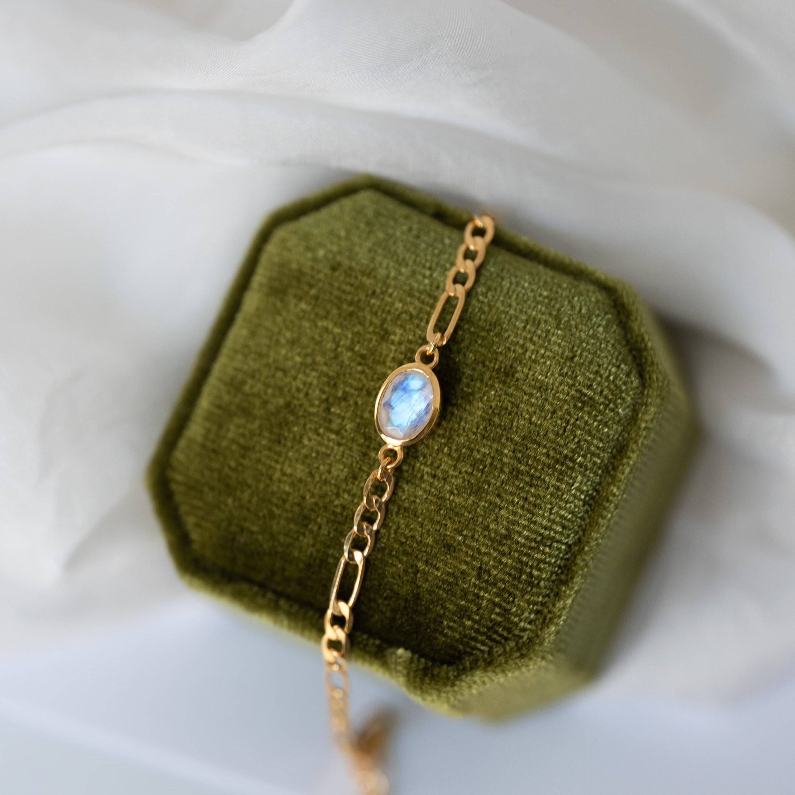 Moonstone Signature Oval Bracelet