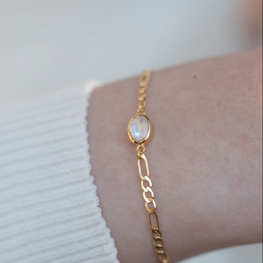 Moonstone Signature Oval Bracelet
