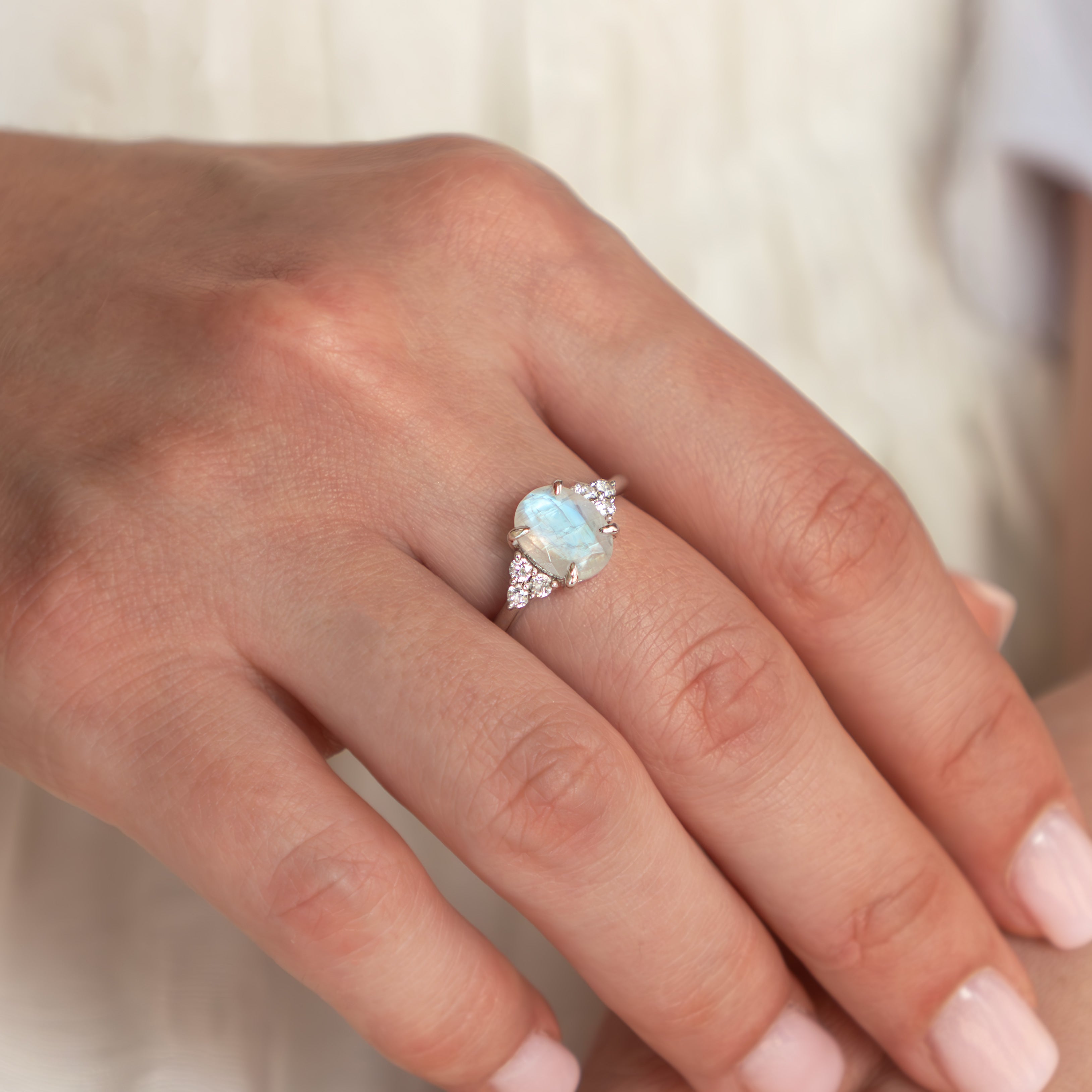 Moonstone Ring - Fleur