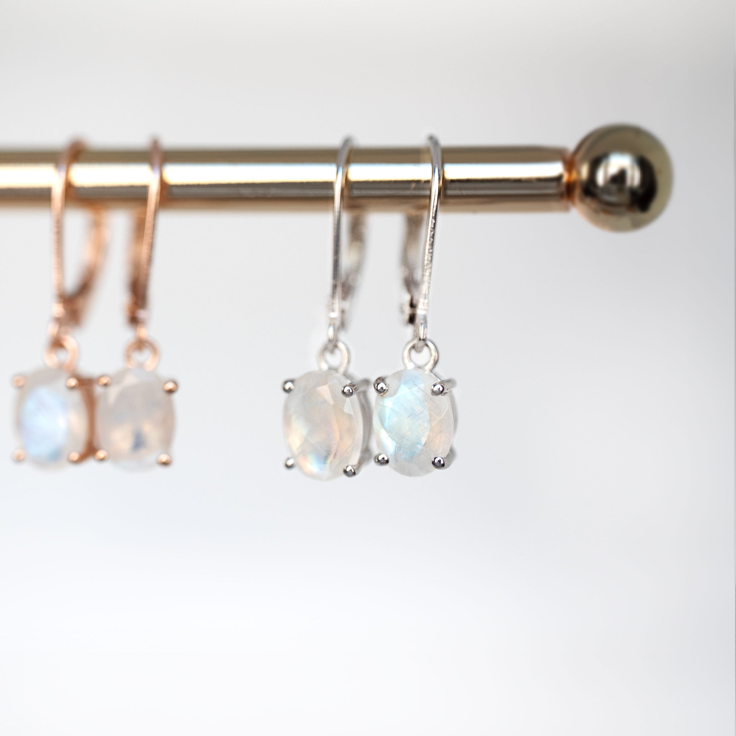 Moonstone Dangle Earrings