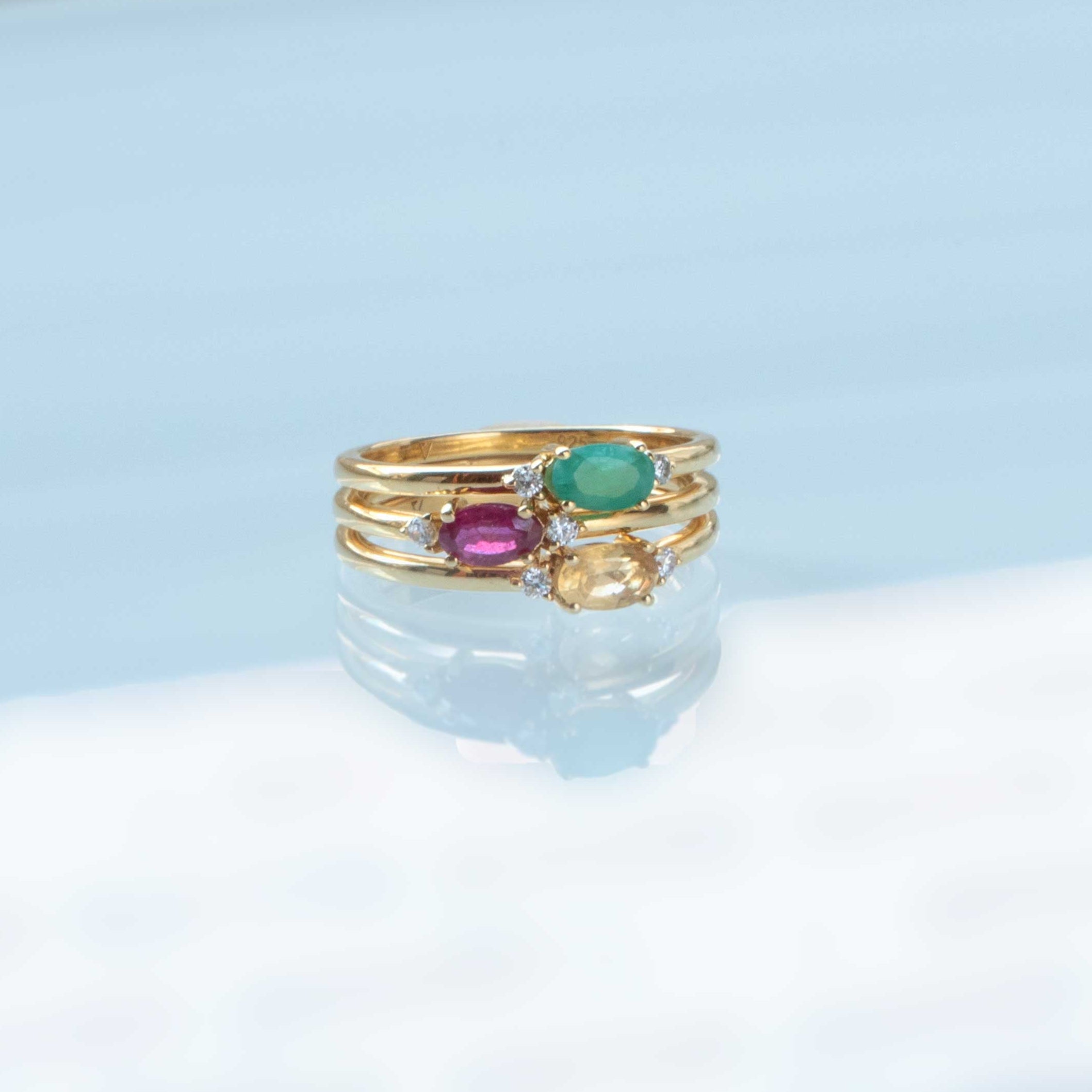birthstone stacking ring best gifts for mom Christmas Holiday