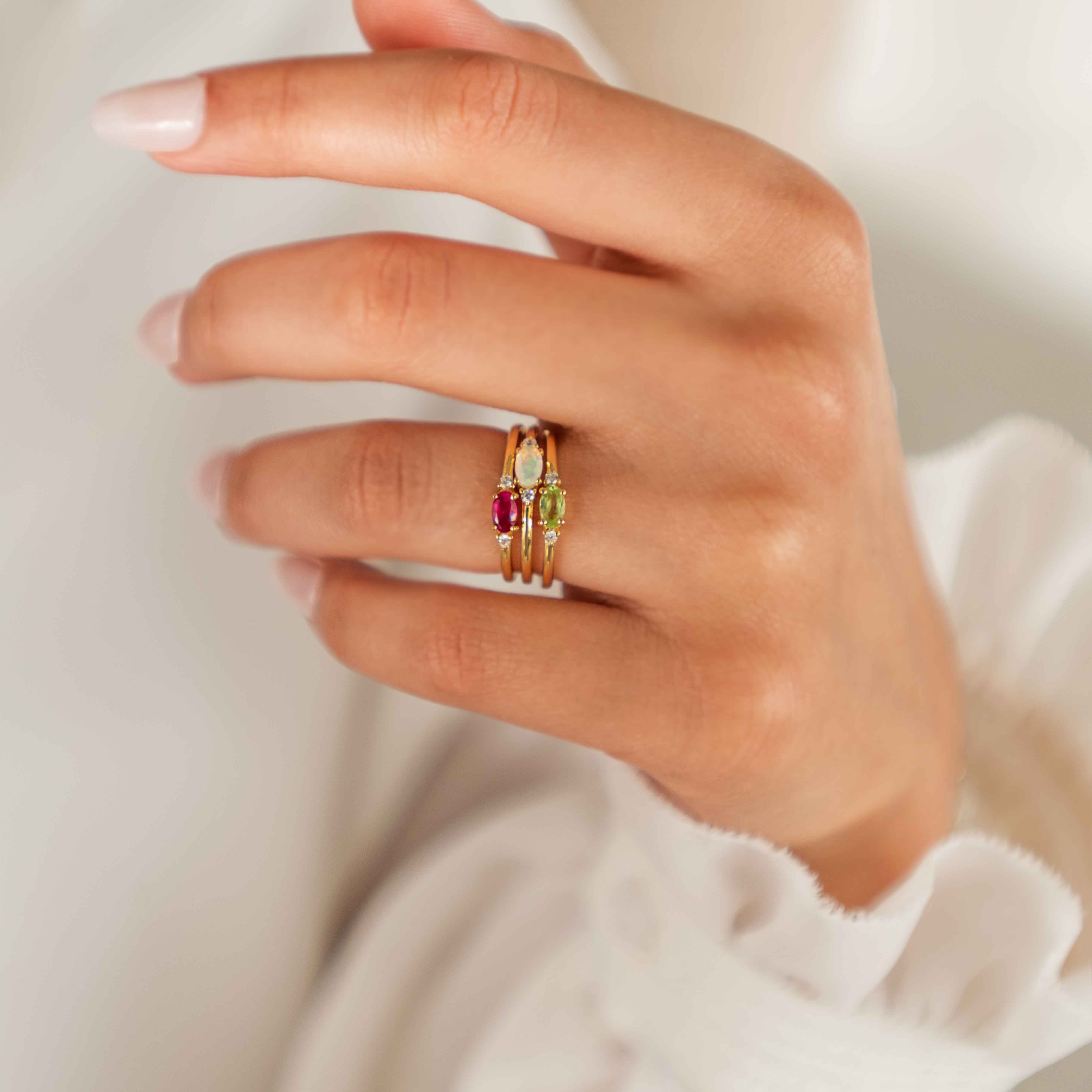 birthstone stacking ring best gifts for mom Christmas Holiday