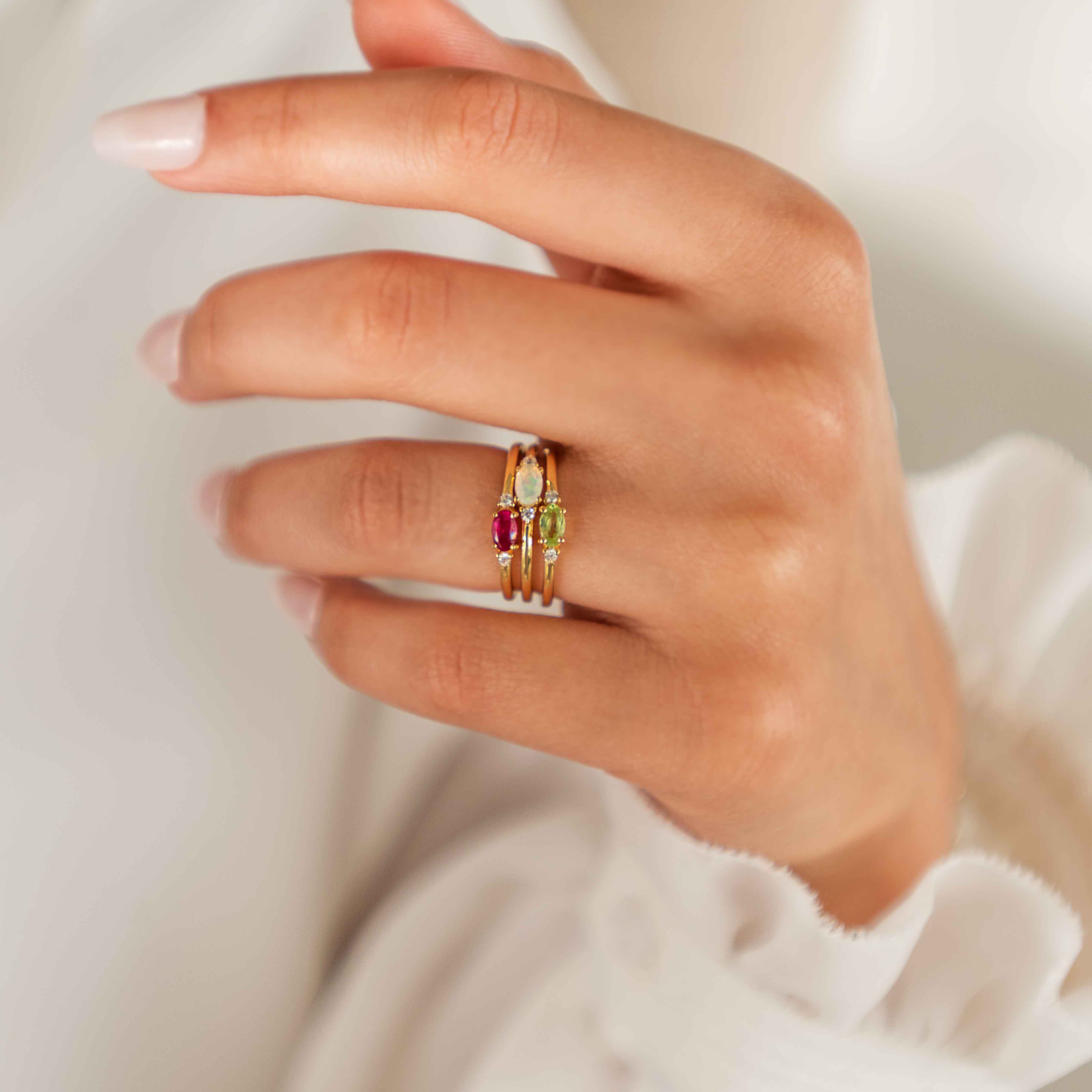 birthstone stacking ring best gifts for mom Christmas Holiday