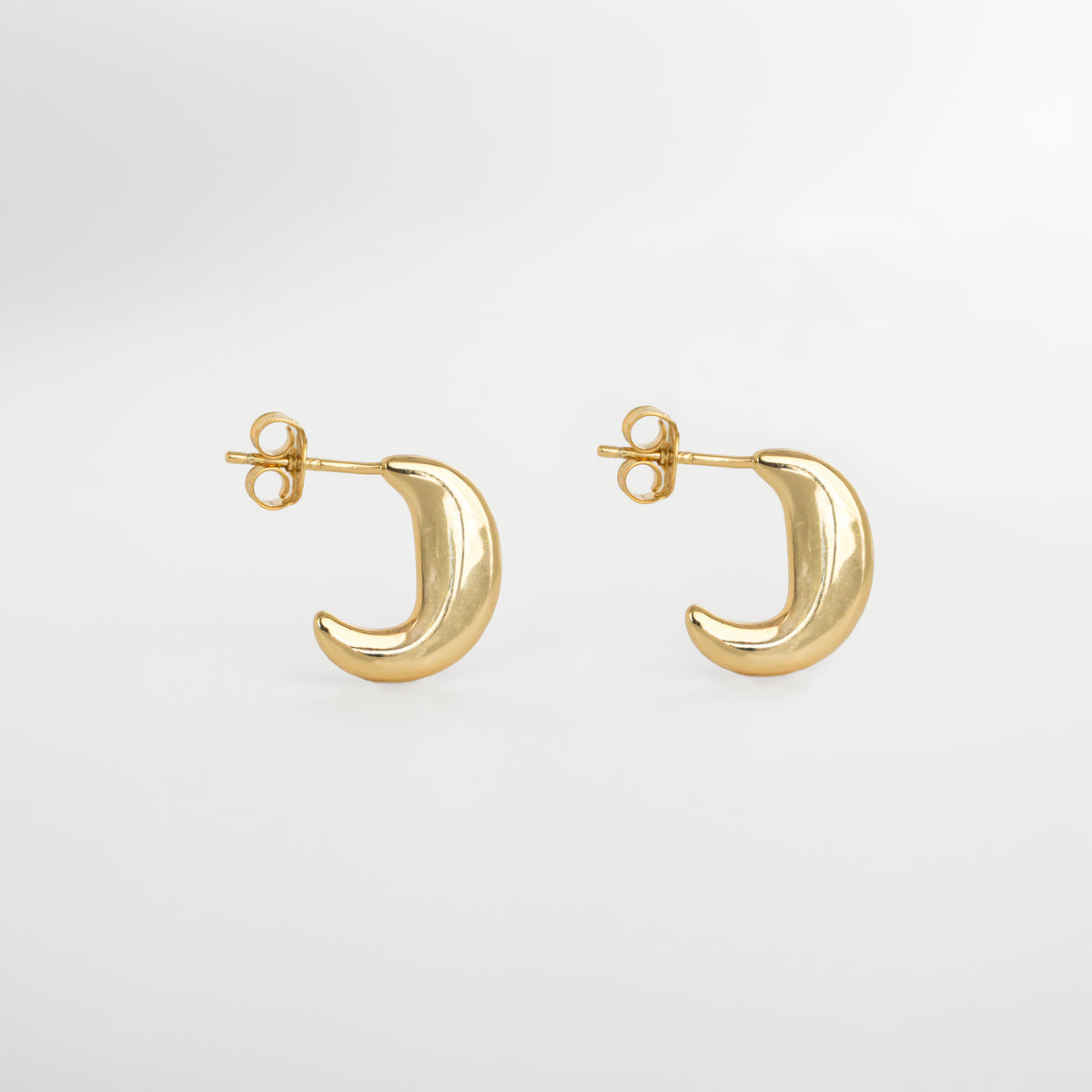 Gold Hoop Earrings Unique Modern Diamond Hoops, Gifts for Girls