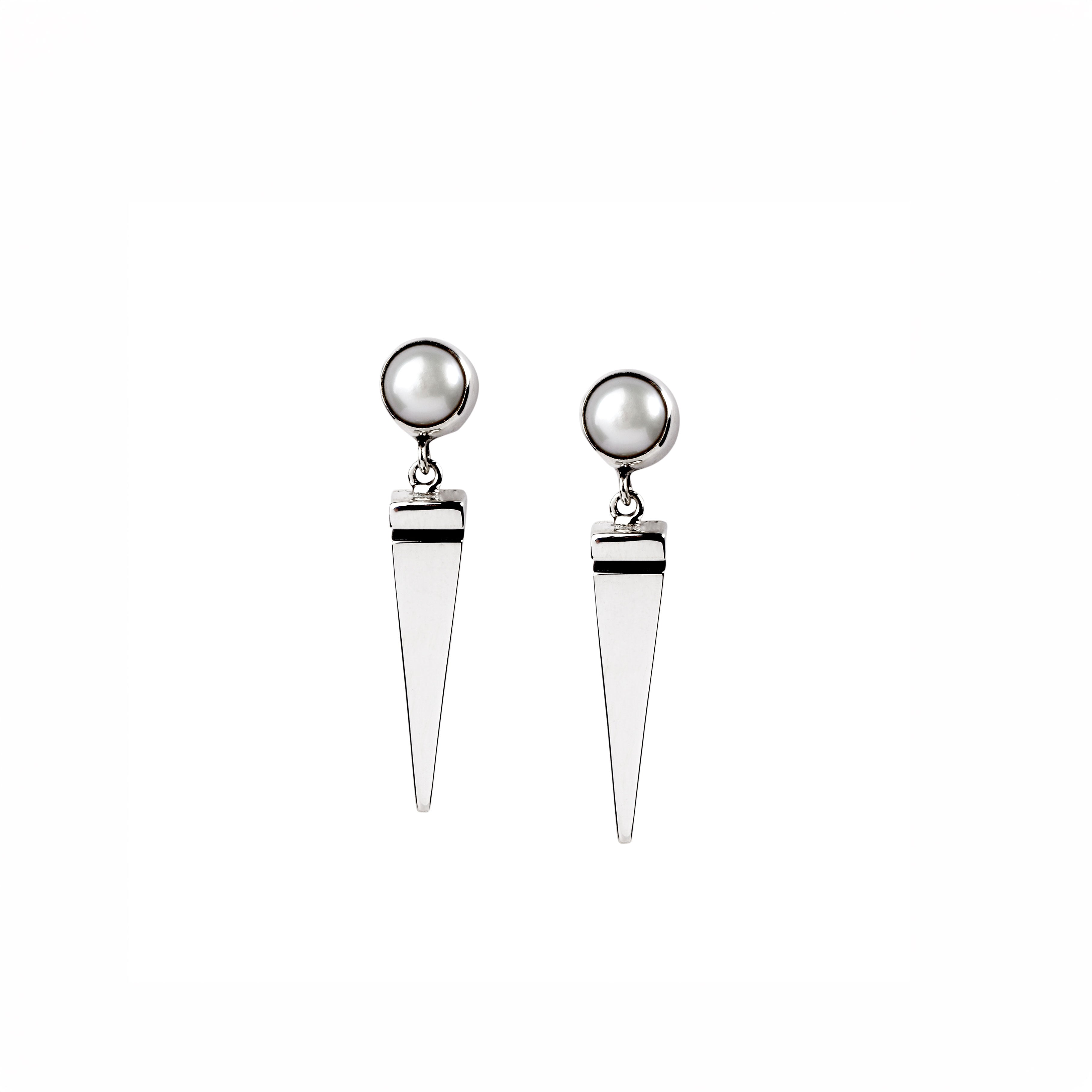 Spike & Pearl Earrings
