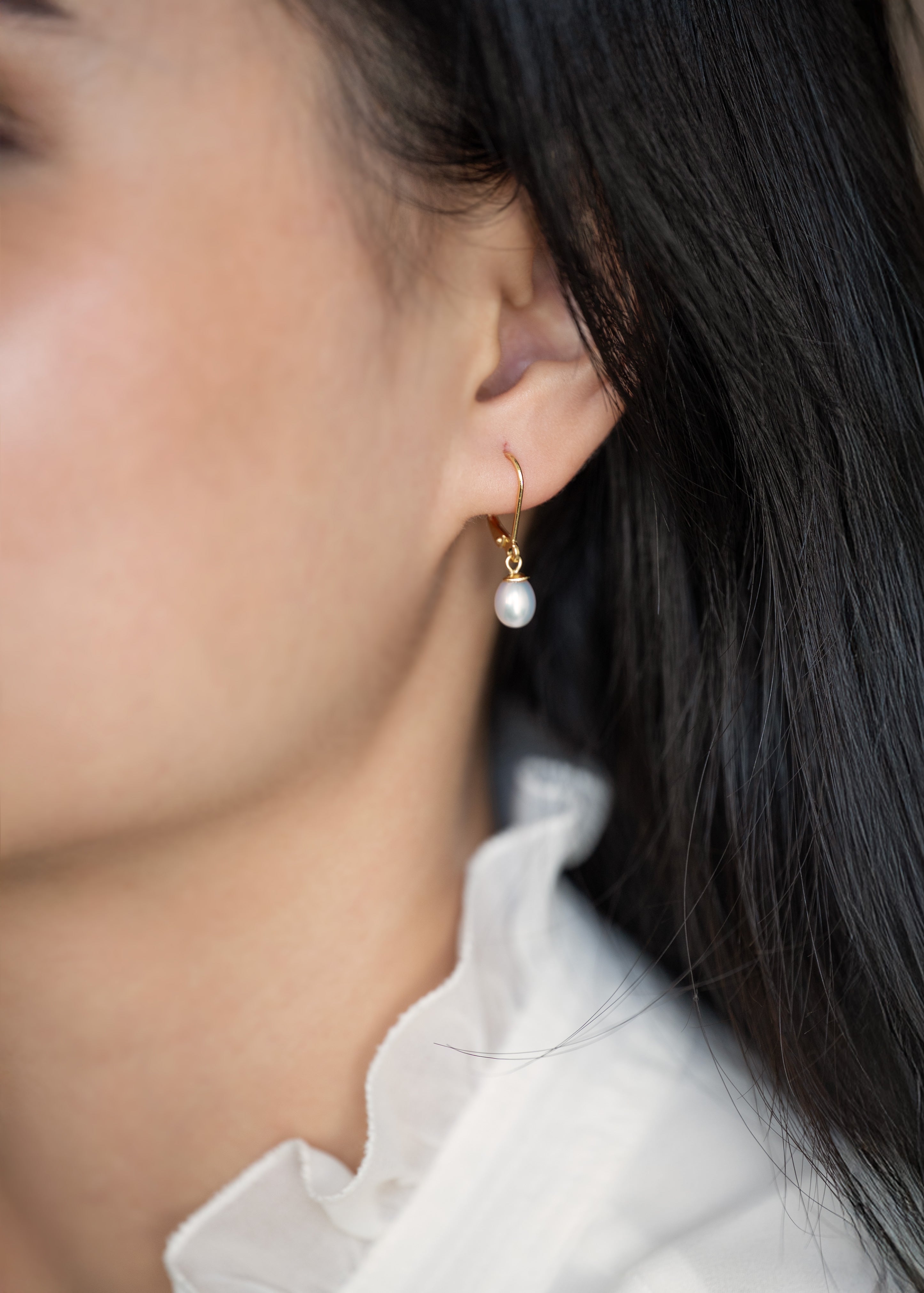 Pearl Teardrop Earrings