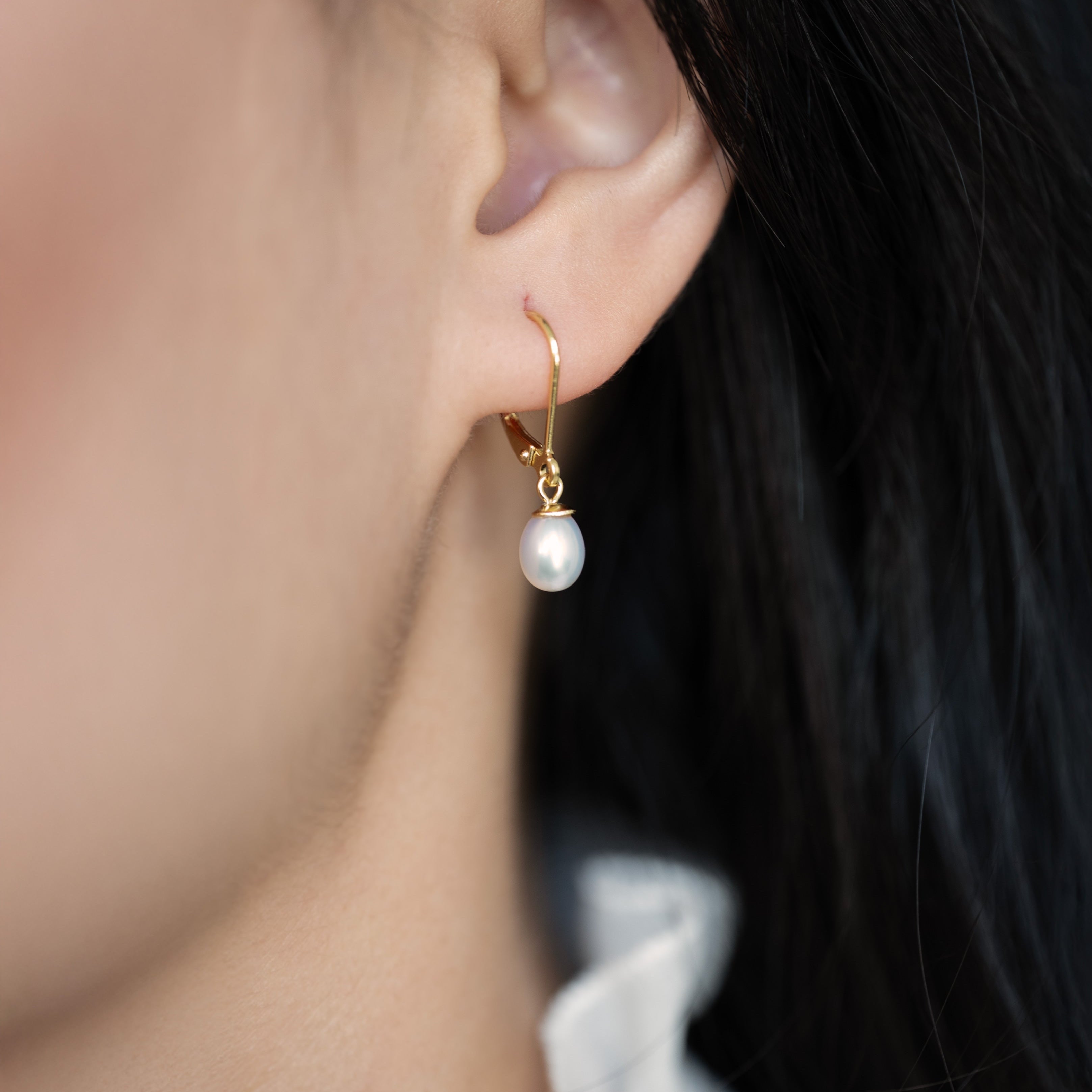 Pearl Teardrop Earrings