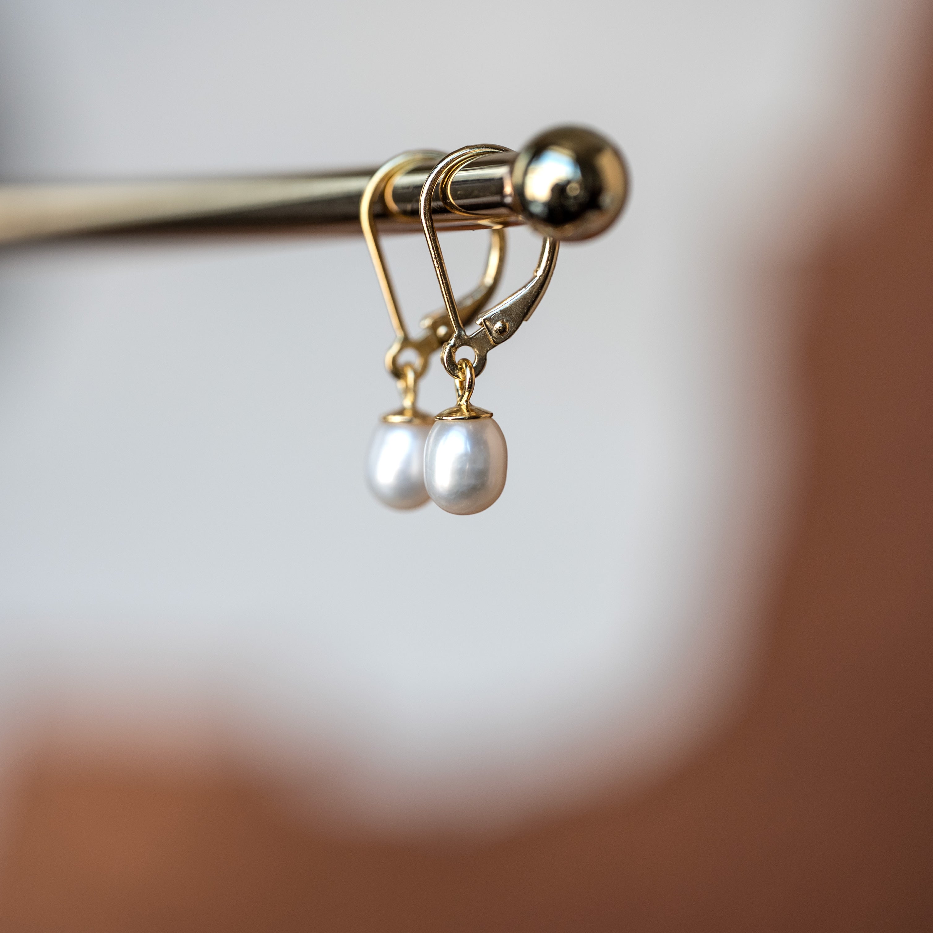 Pearl Teardrop Earrings