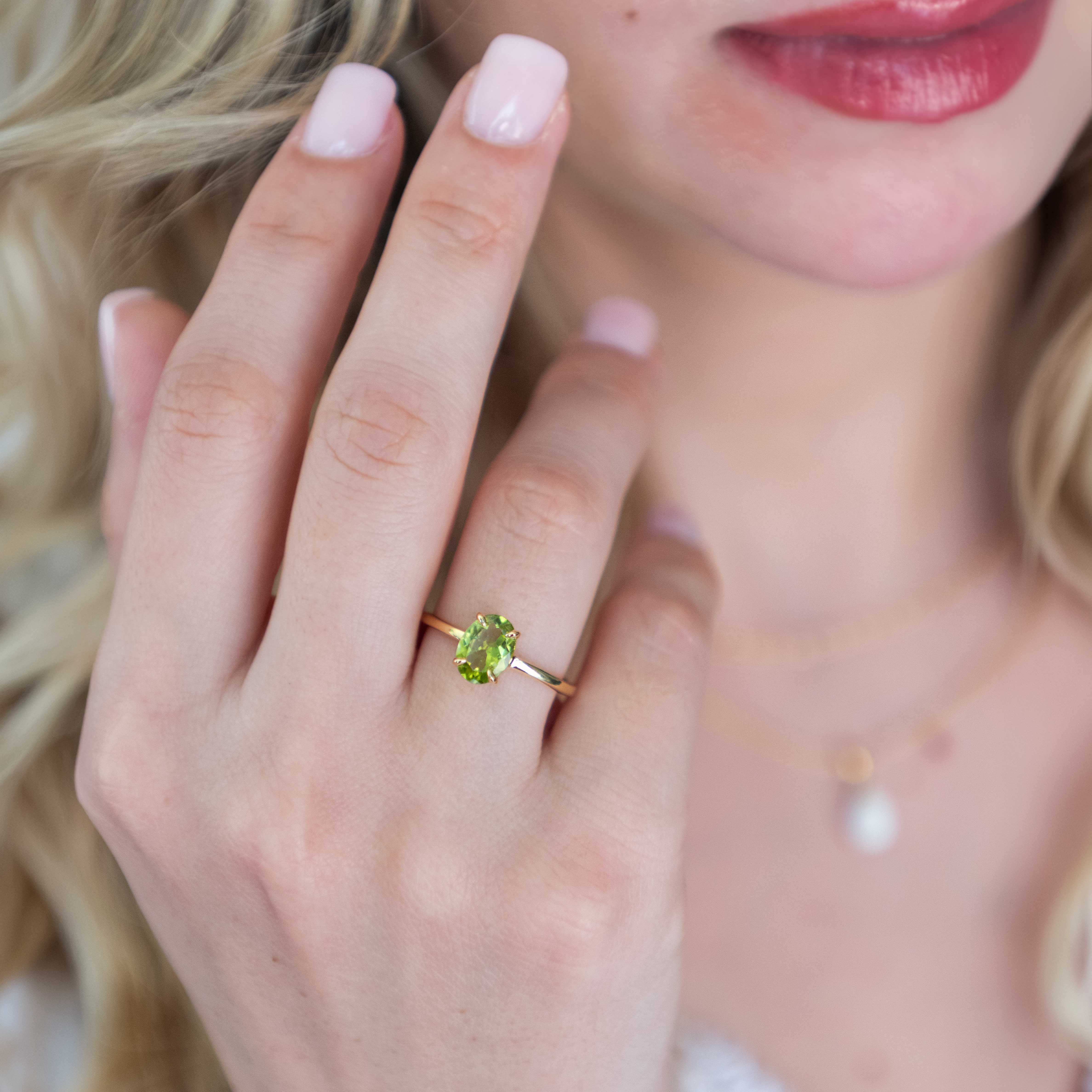 Peridot Ring - Signature Oval