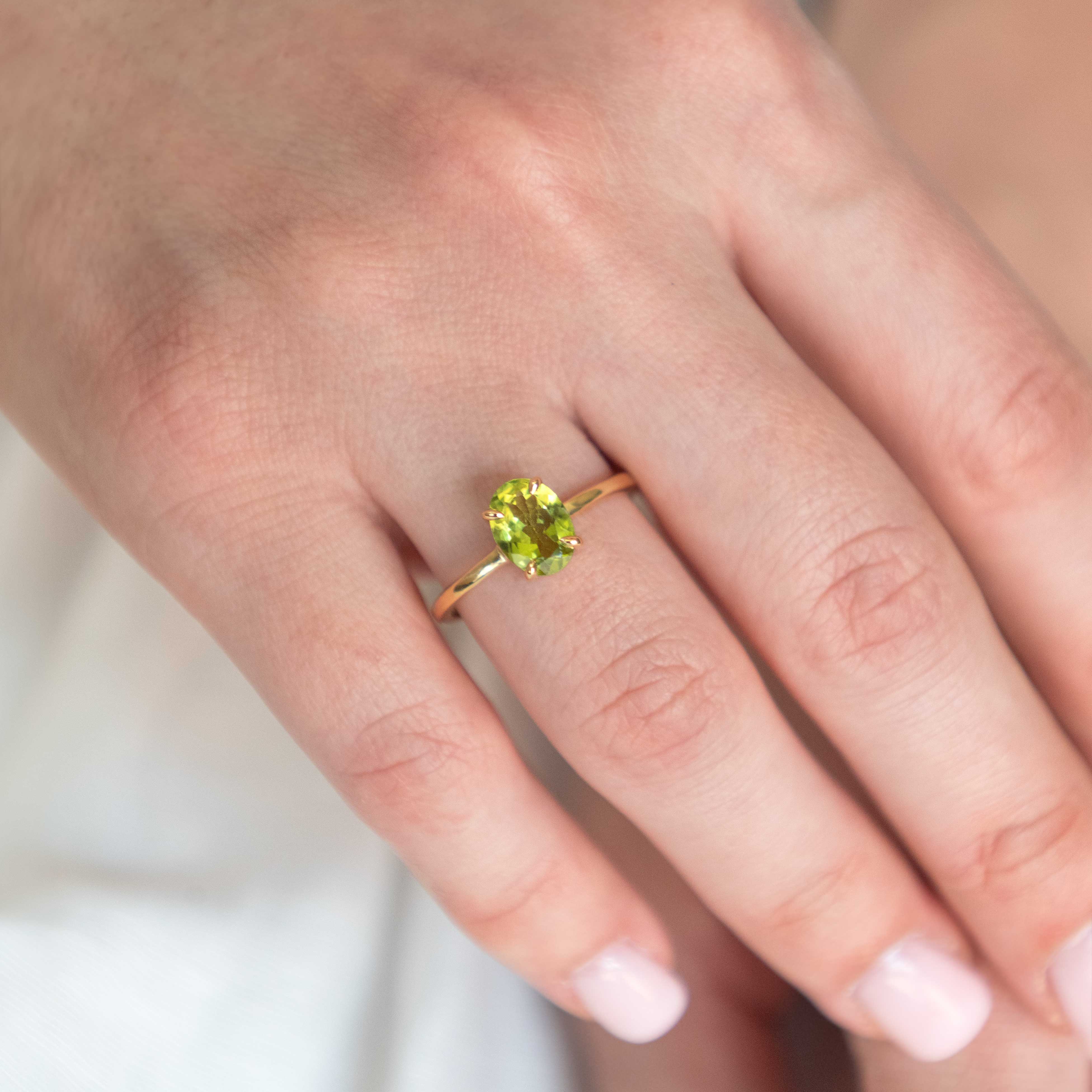 Peridot Ring - Signature Oval