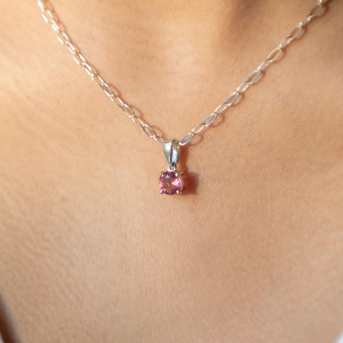 Pink Topaz Pendant