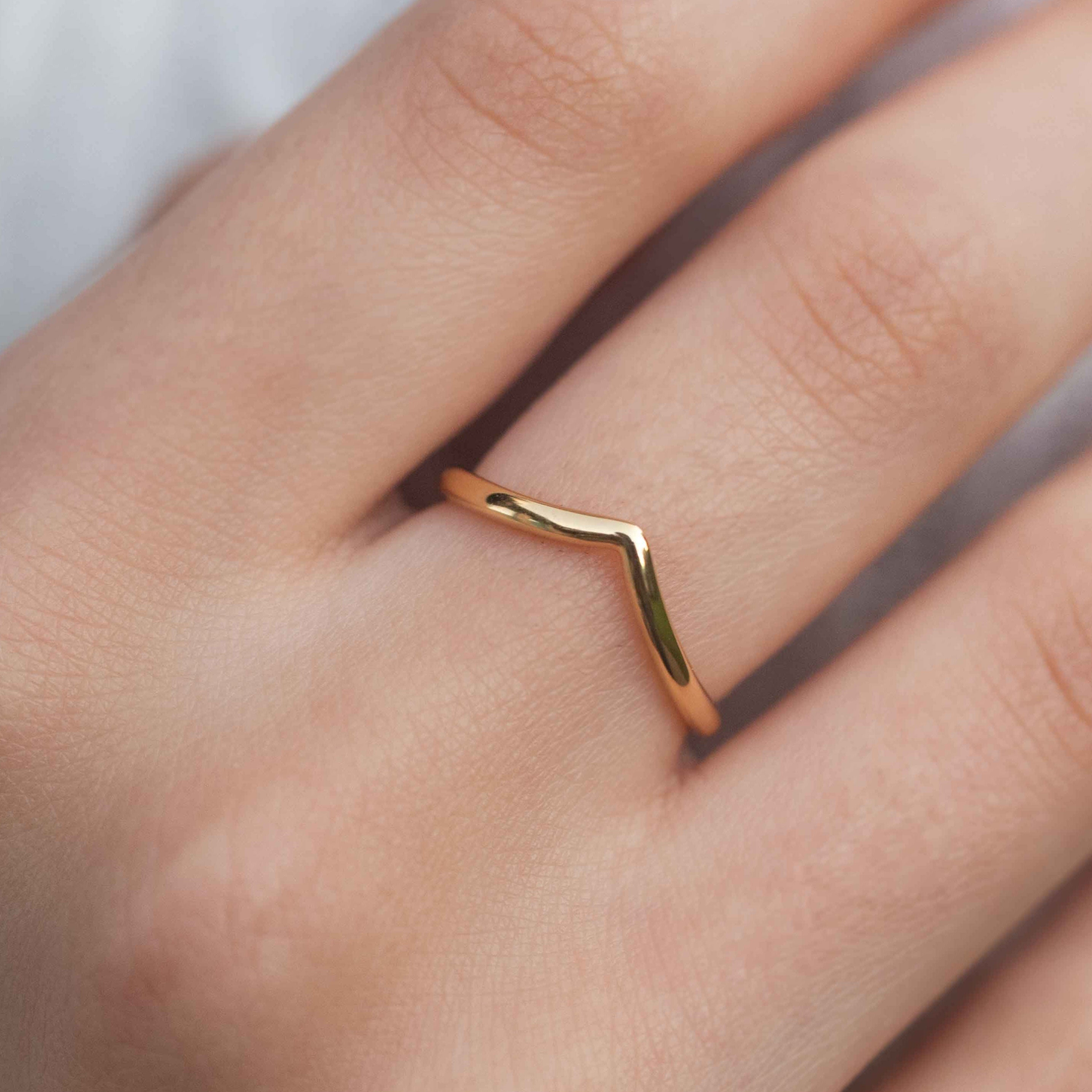 Petit Peak Stacking Ring