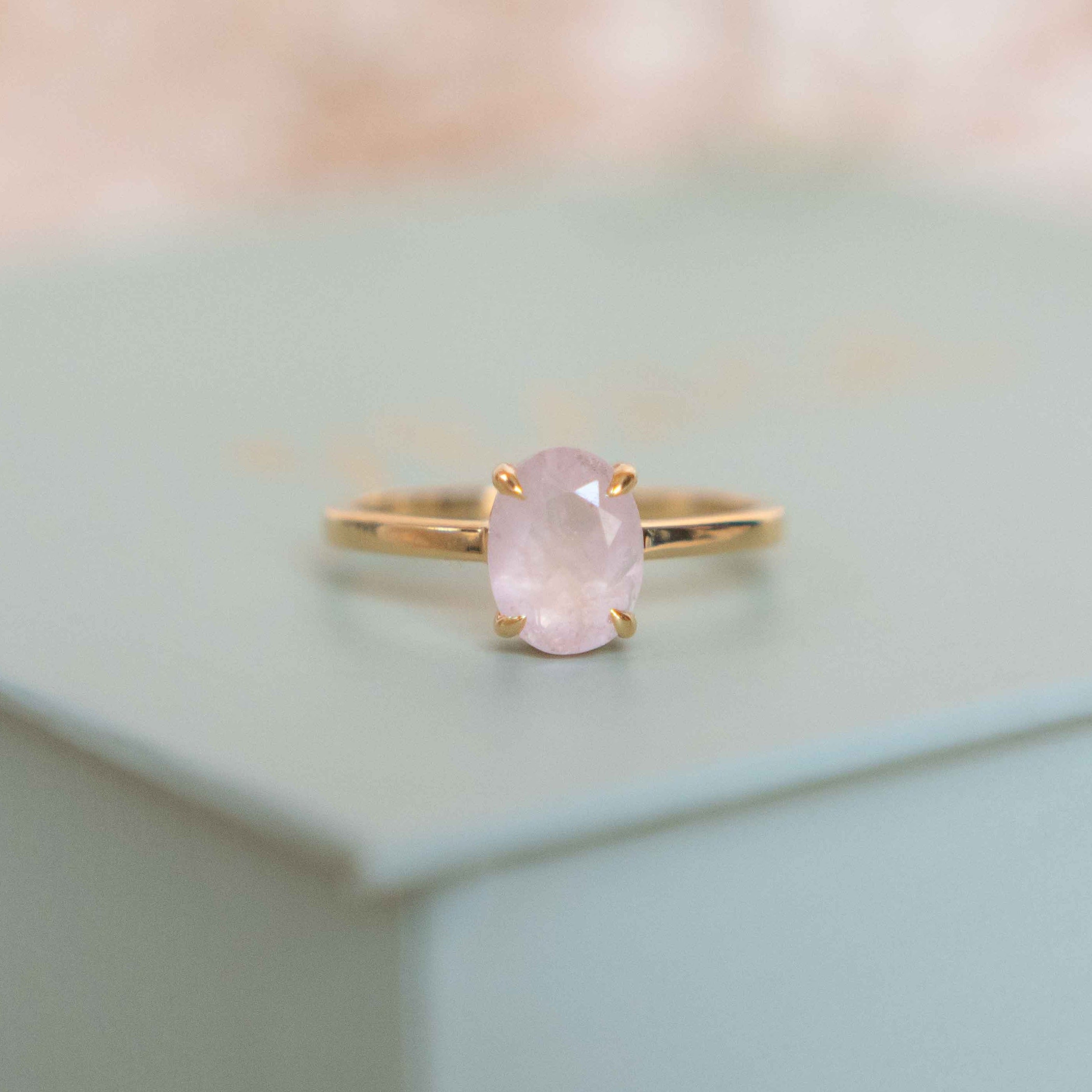 Rose Quartz Ring Veatge