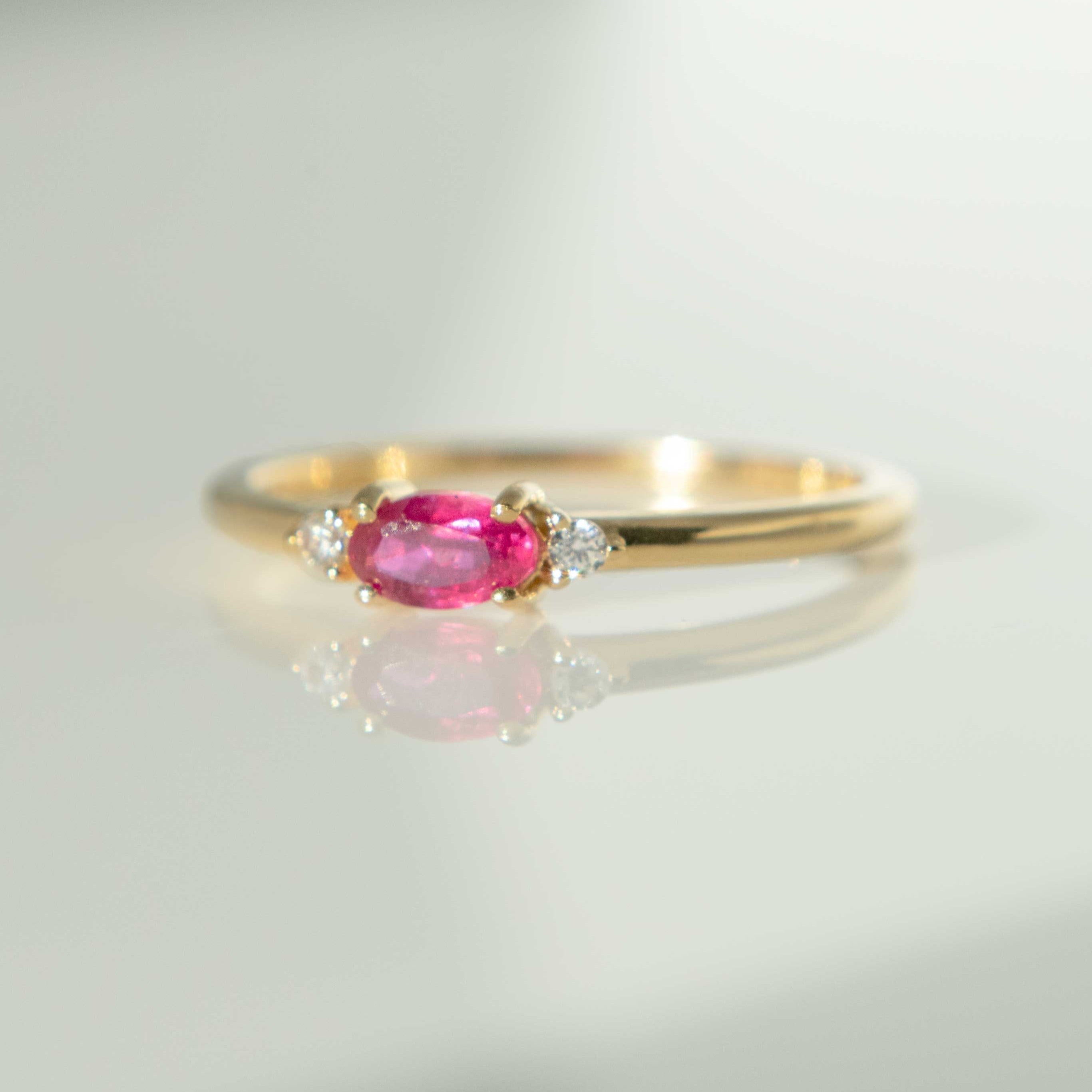 Ruby Stacking Ring