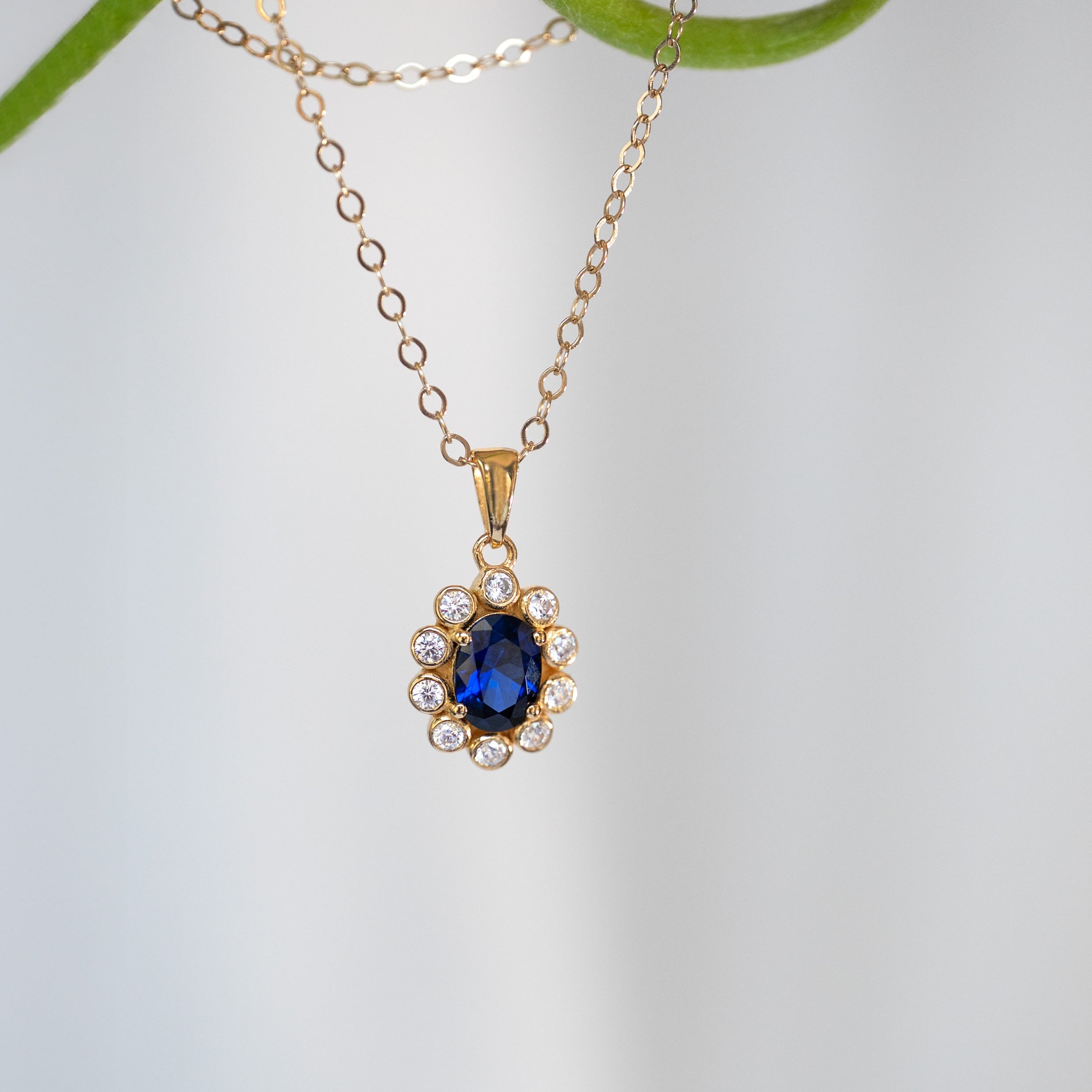 Sapphire Necklace - Blossom